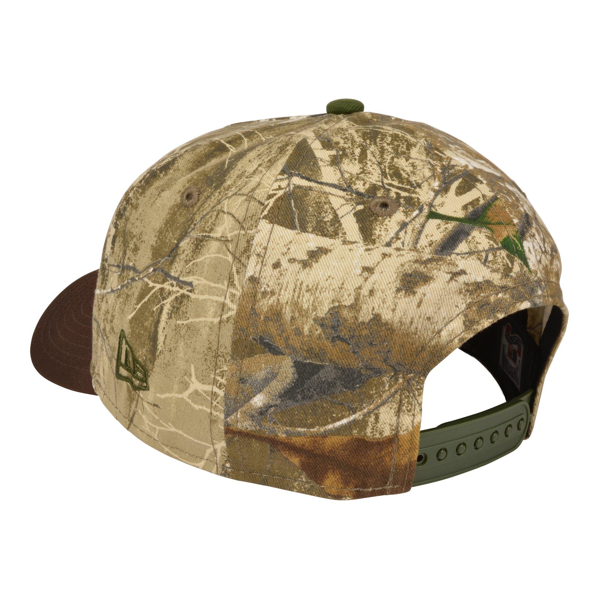 New Era Atlanta Braves 9FORTY A-Frame Cherry Blossom Black/Green Snapback Hat