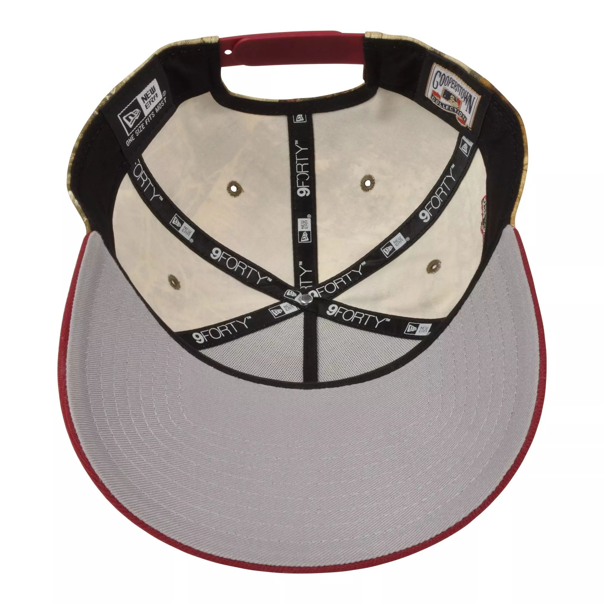 New Era Philadelphia Phillies 9FORTY A-Frame Cherry Blossom Snapback Hat - Maroon - MAROON