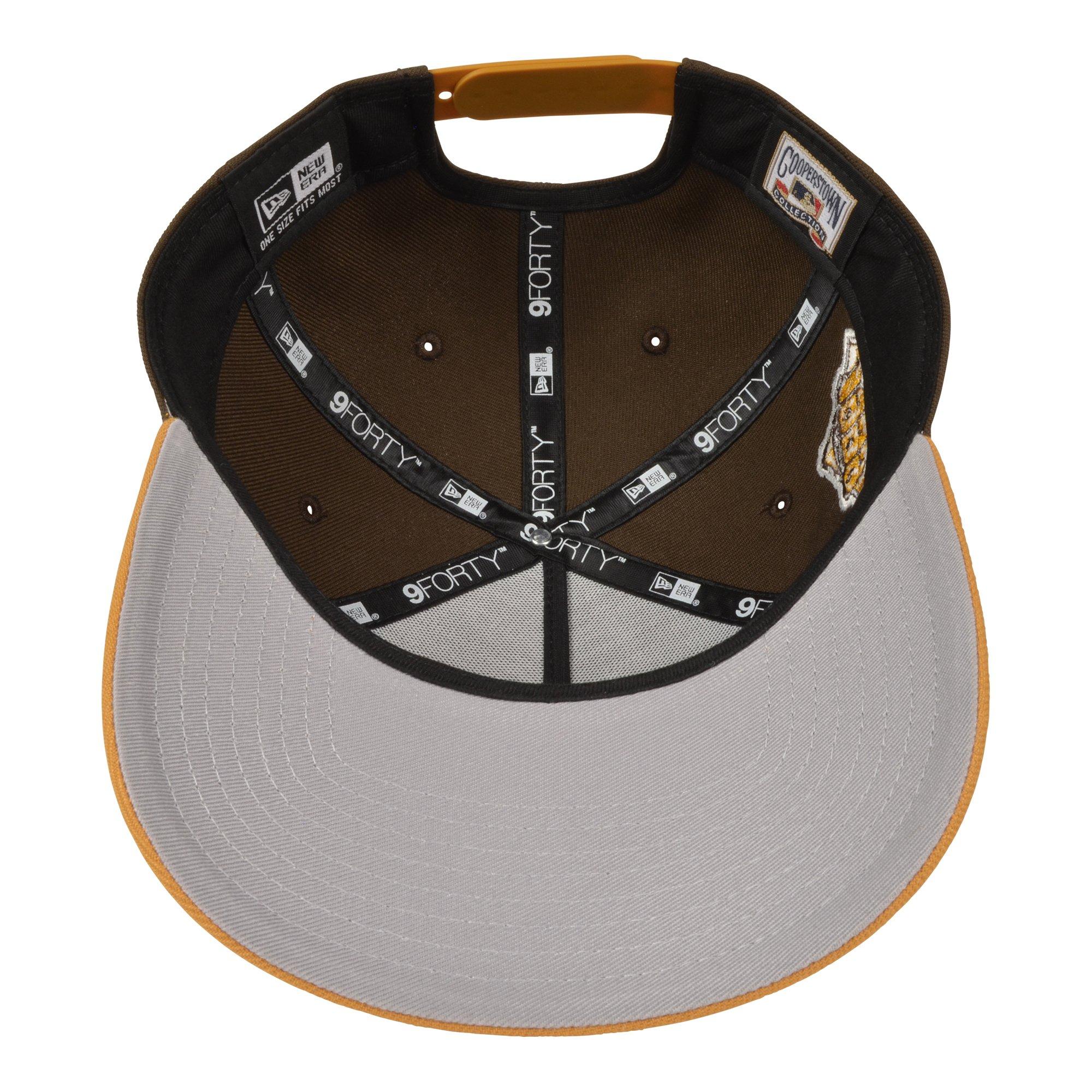 New Era New York Yankees 9FORTY A-Frame Cherry Blossom Snapback Hat - Brown - BROWN Thumbnail View 5