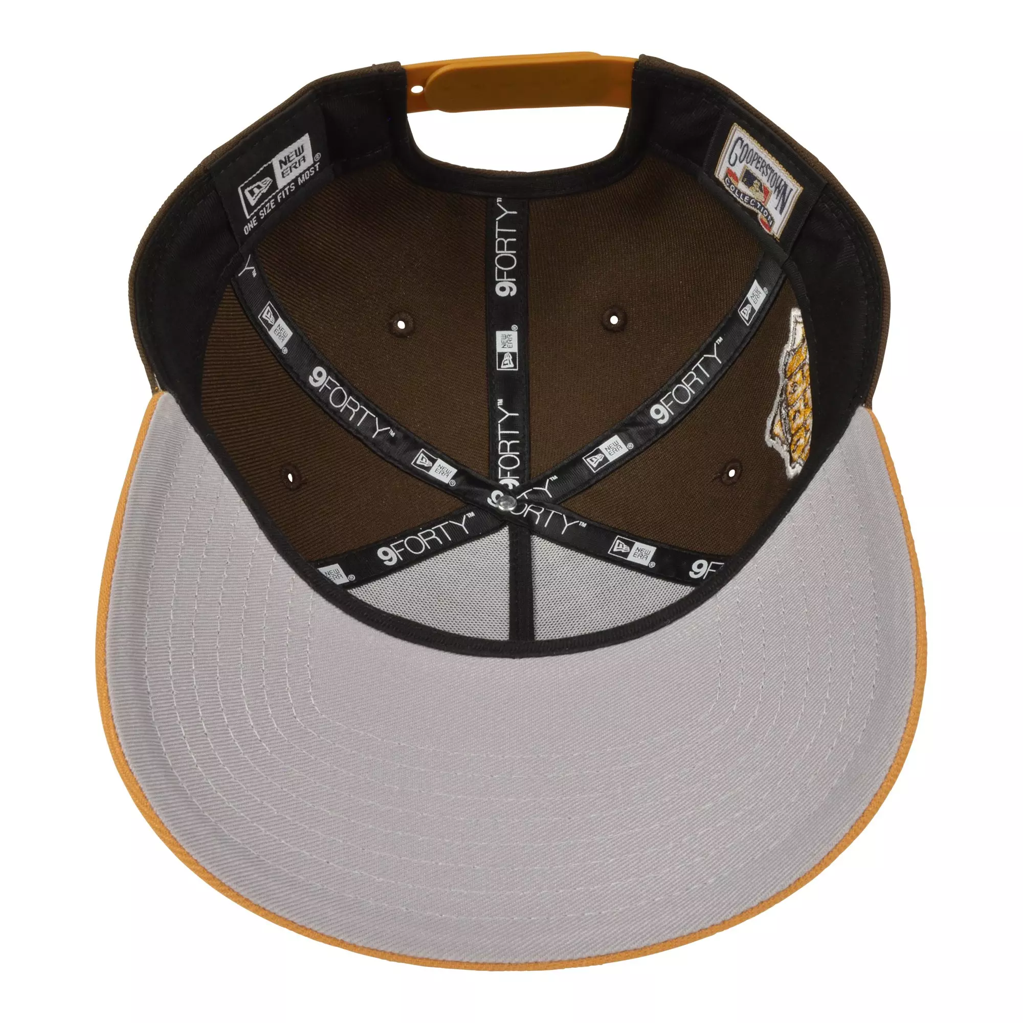 New Era New York Yankees 9FORTY A-Frame Cherry Blossom Snapback Hat - Brown - BROWN