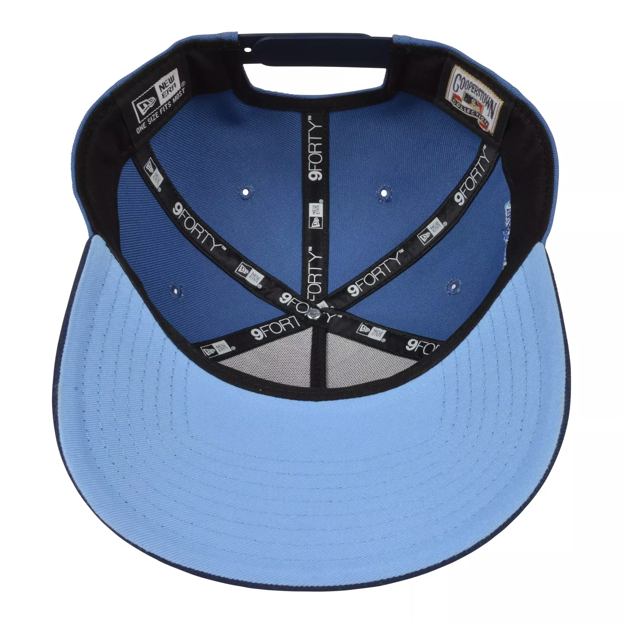New Era Los Angeles Dodgers 9FORTY A-Frame Cherry Blossom Snapback Hat - Blue - BLUE