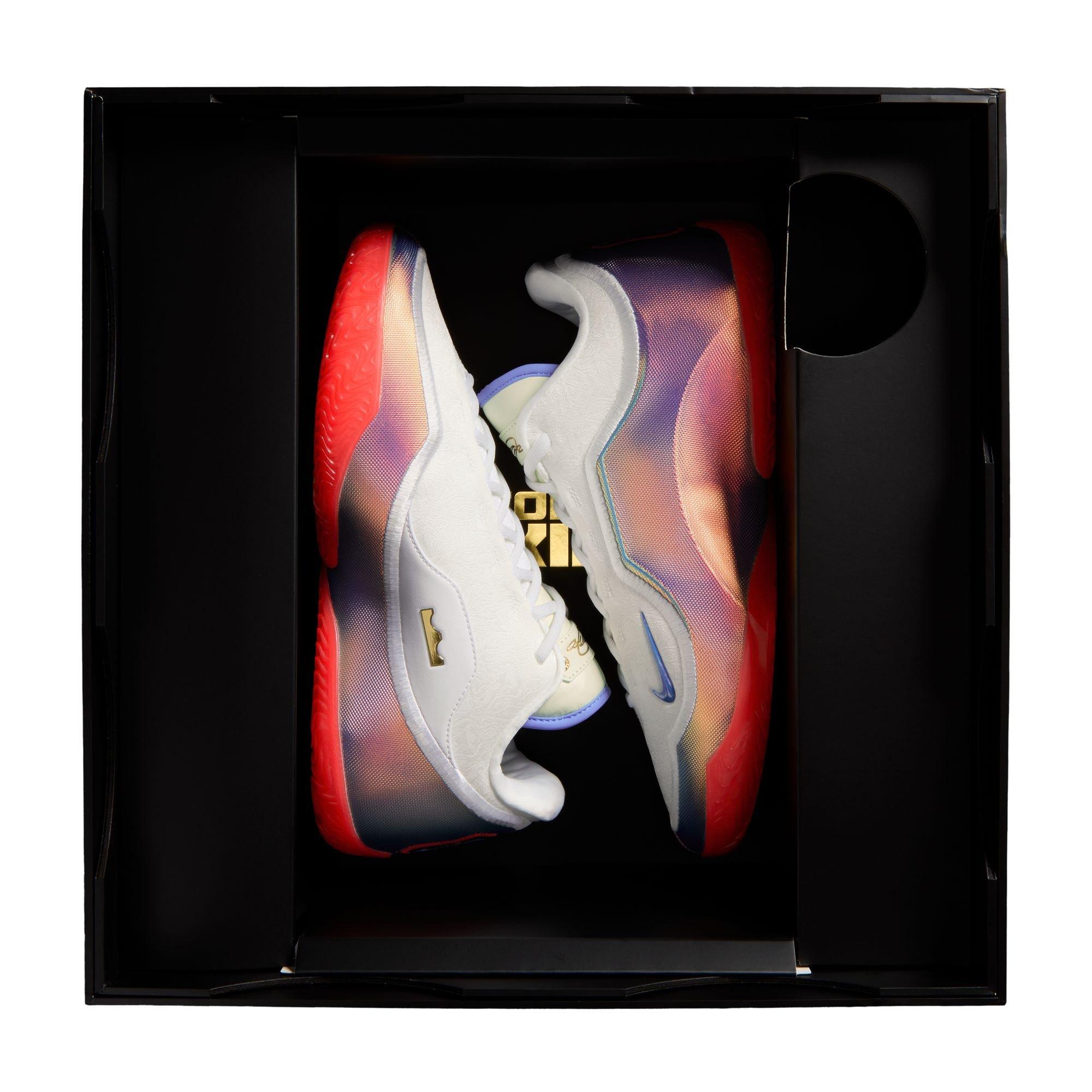 Nike LeBron XXIII "Motor King" Men's Basketball Shoe - WHITE/CRIMSON/VOLT TINT Thumbnail View 11