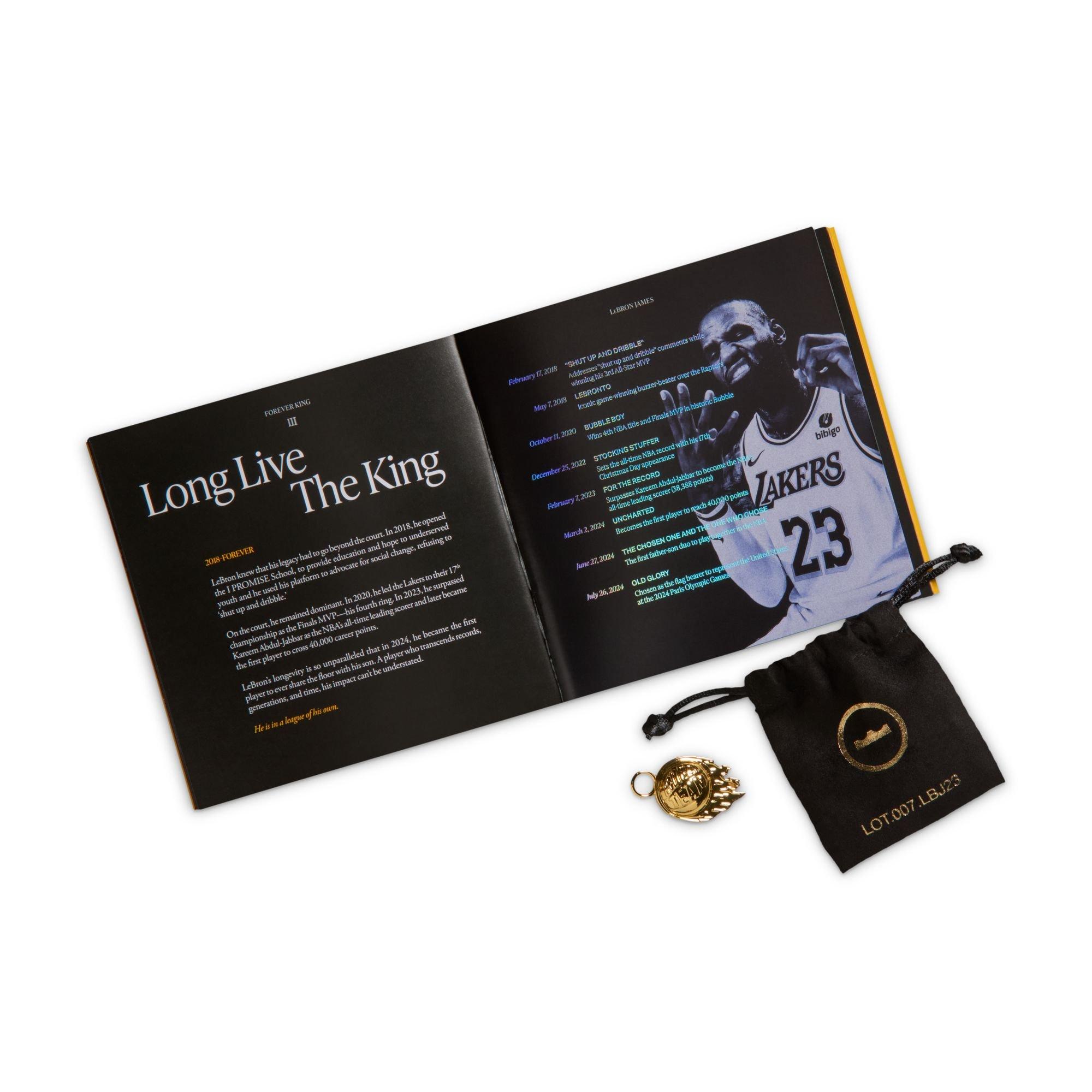 Nike LeBron XXIII "Motor King" Men's Basketball Shoe - WHITE/CRIMSON/VOLT TINT Thumbnail View 13