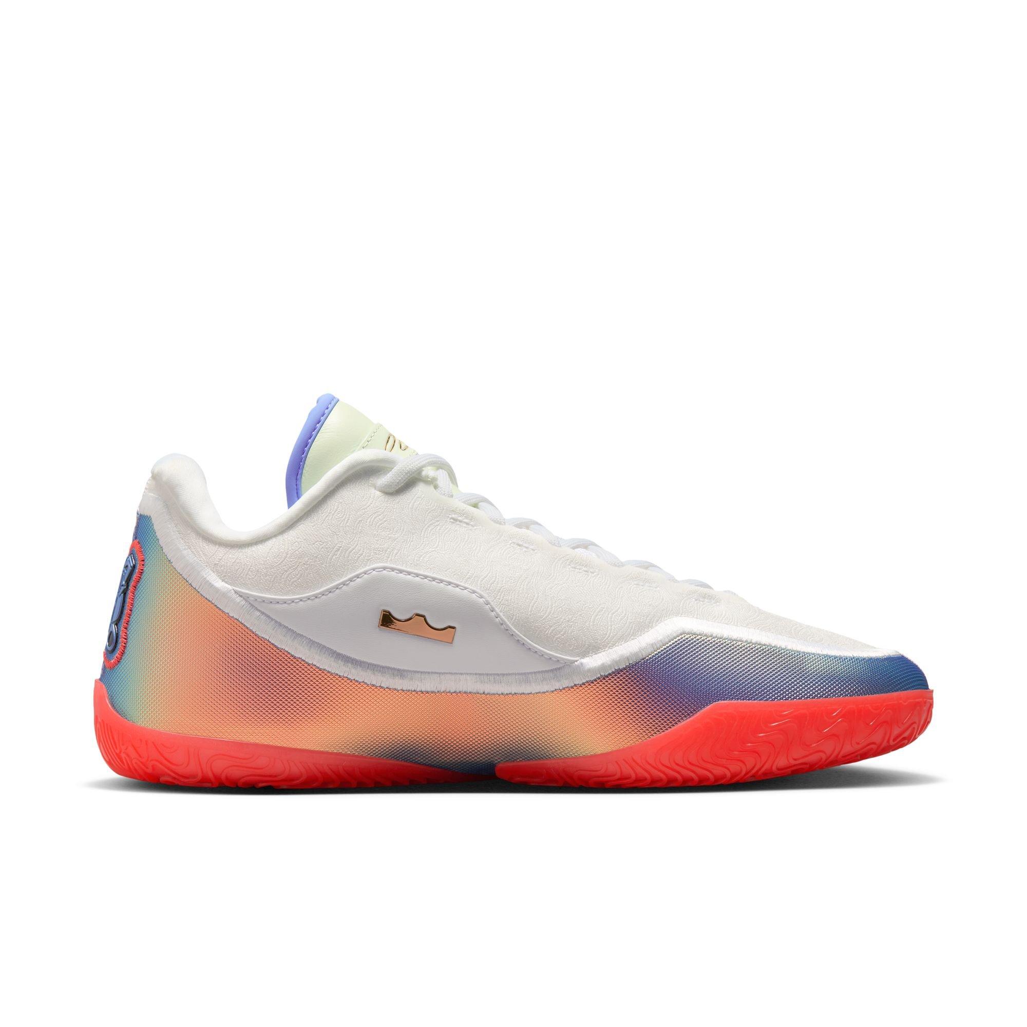 Nike LeBron XXIII "Motor King" Men's Basketball Shoe - WHITE/CRIMSON/VOLT TINT Thumbnail View 3