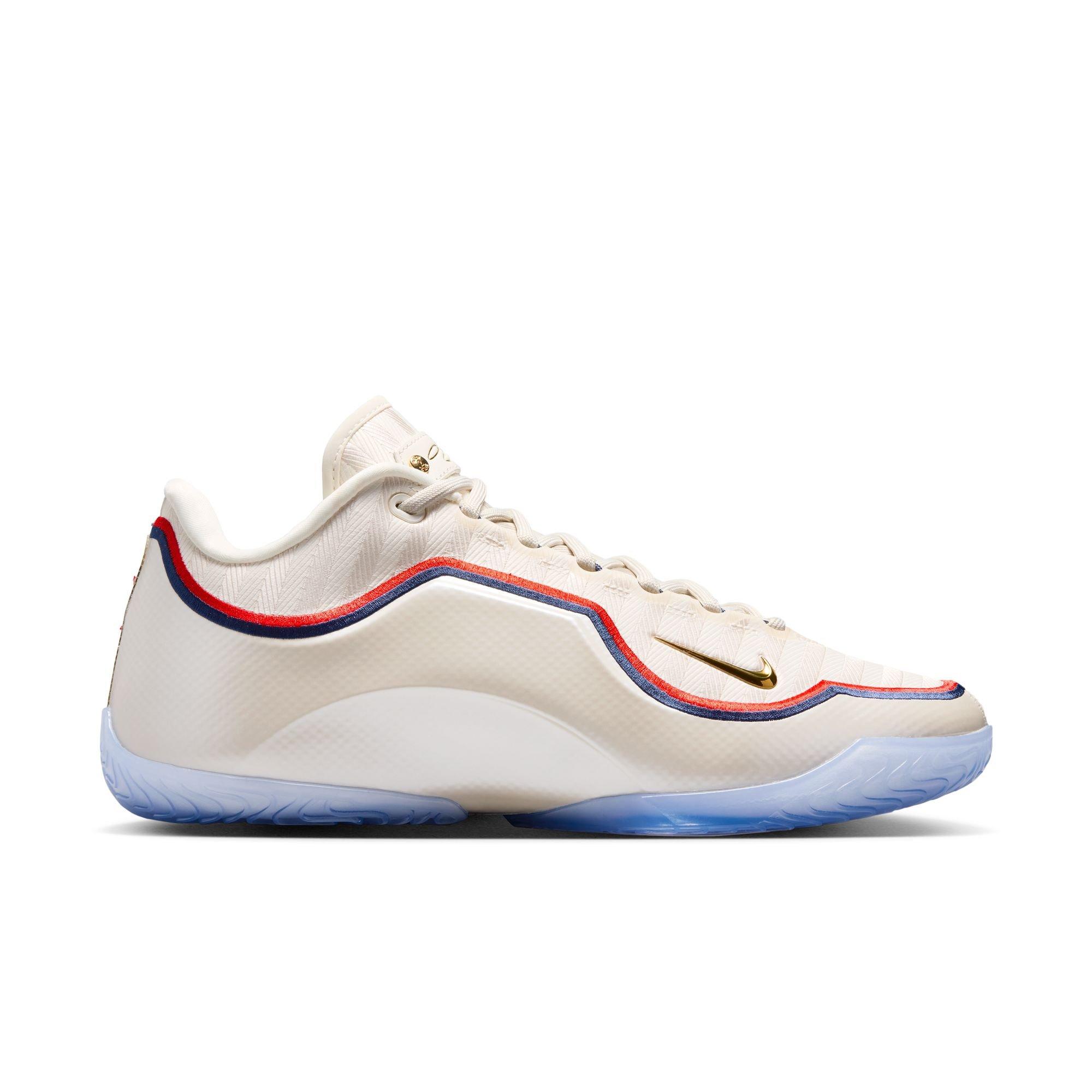Nike LeBron XXIII "Old Glory" Men's Basketball Shoe - PALE IVORY/METALLIC GOLD/UNIVERSITY RED Thumbnail View 2