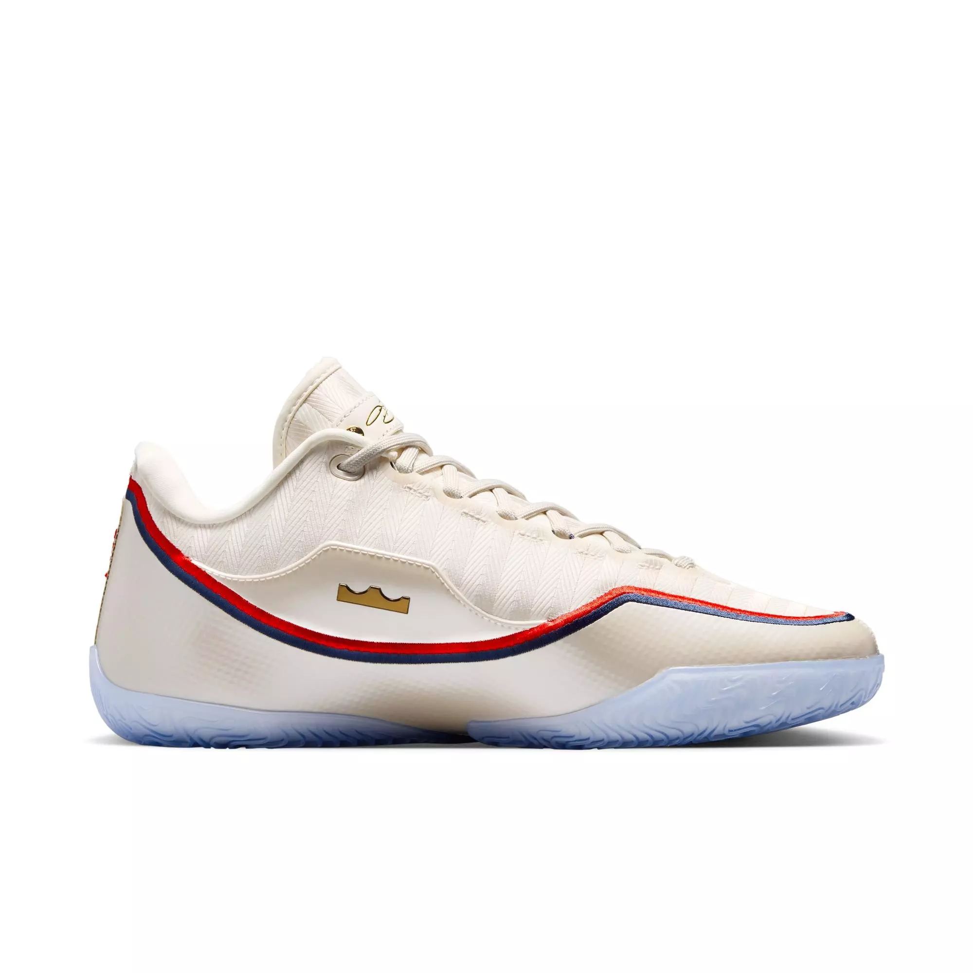 Nike LeBron XXIII "Old Glory" Men's Basketball Shoe - PALE IVORY/METALLIC GOLD/UNIVERSITY RED