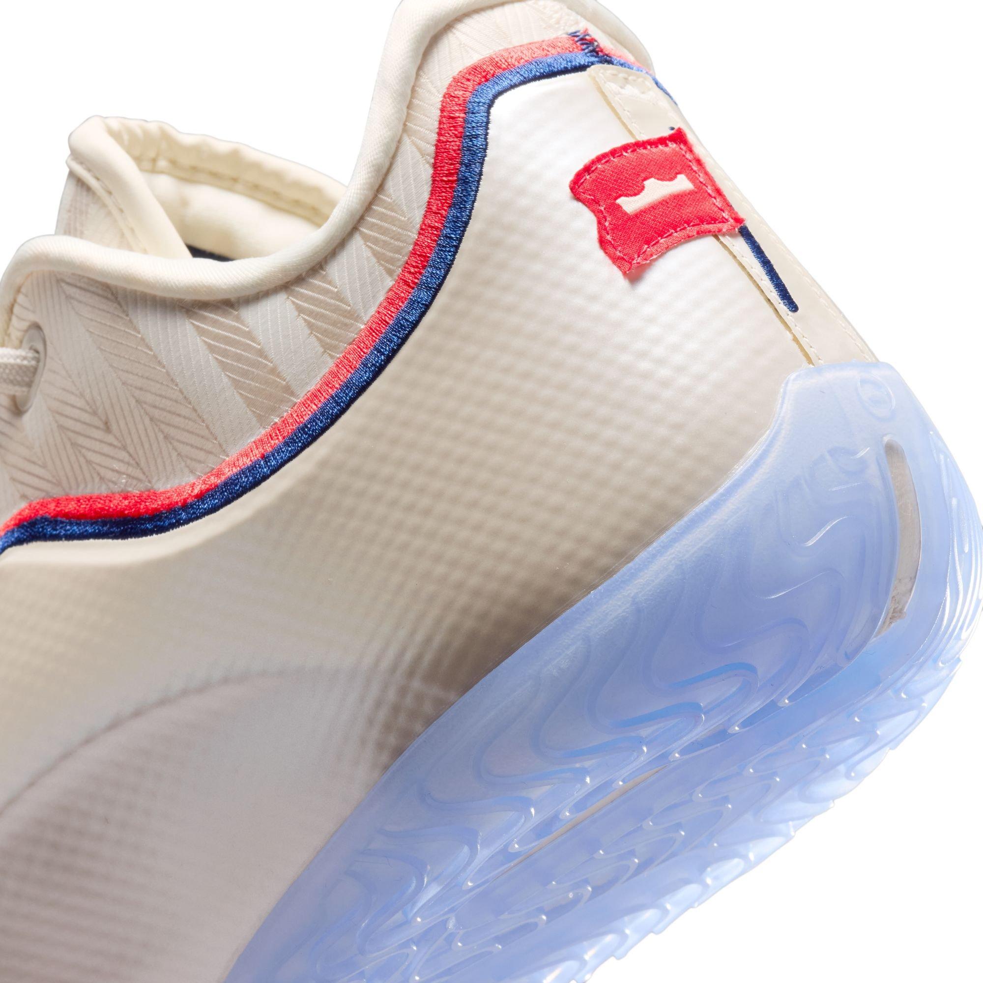 Nike LeBron XXIII "Old Glory" Men's Basketball Shoe - PALE IVORY/METALLIC GOLD/UNIVERSITY RED Thumbnail View 6