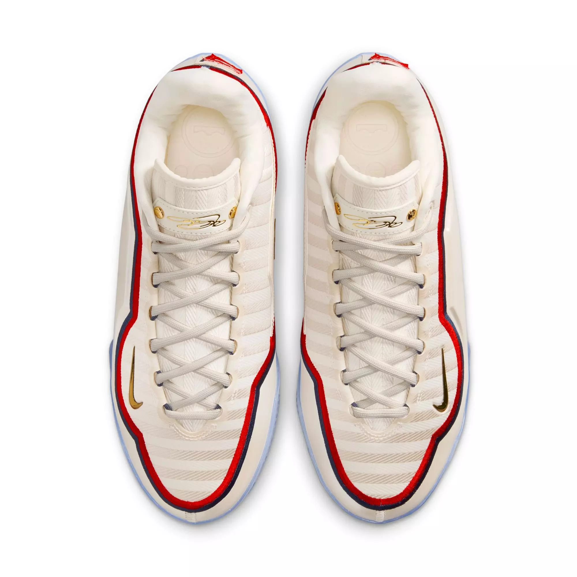 Nike LeBron XXIII "Old Glory" Men's Basketball Shoe - PALE IVORY/METALLIC GOLD/UNIVERSITY RED