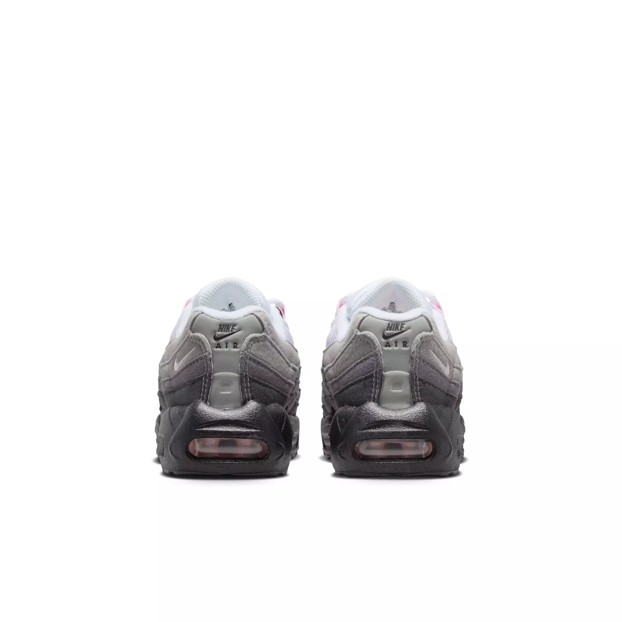 Nike Air Max 95 Big Bubble "Pink Foam" Preschool Kids' Shoe - BLACK/PINK FOAM/MEDIUM GREY