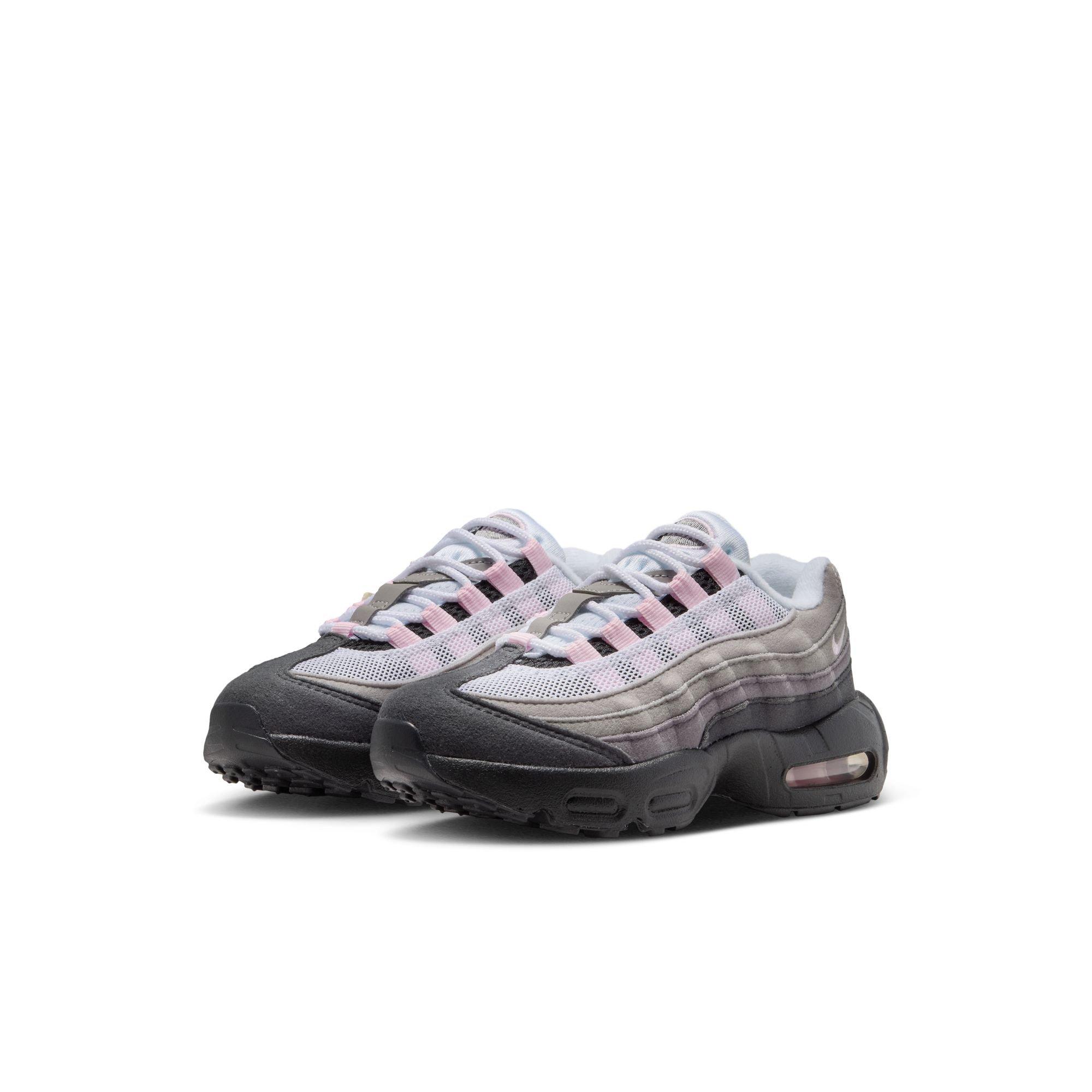 Nike Air Max 95 Big Bubble "Pink Foam" Preschool Kids' Shoe - BLACK/PINK FOAM/MEDIUM GREY Thumbnail View 4