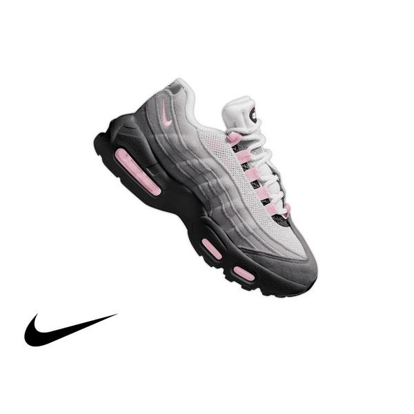 Nike Air Max 95 Big Bubble "Pink Foam" Preschool Girls' Shoe