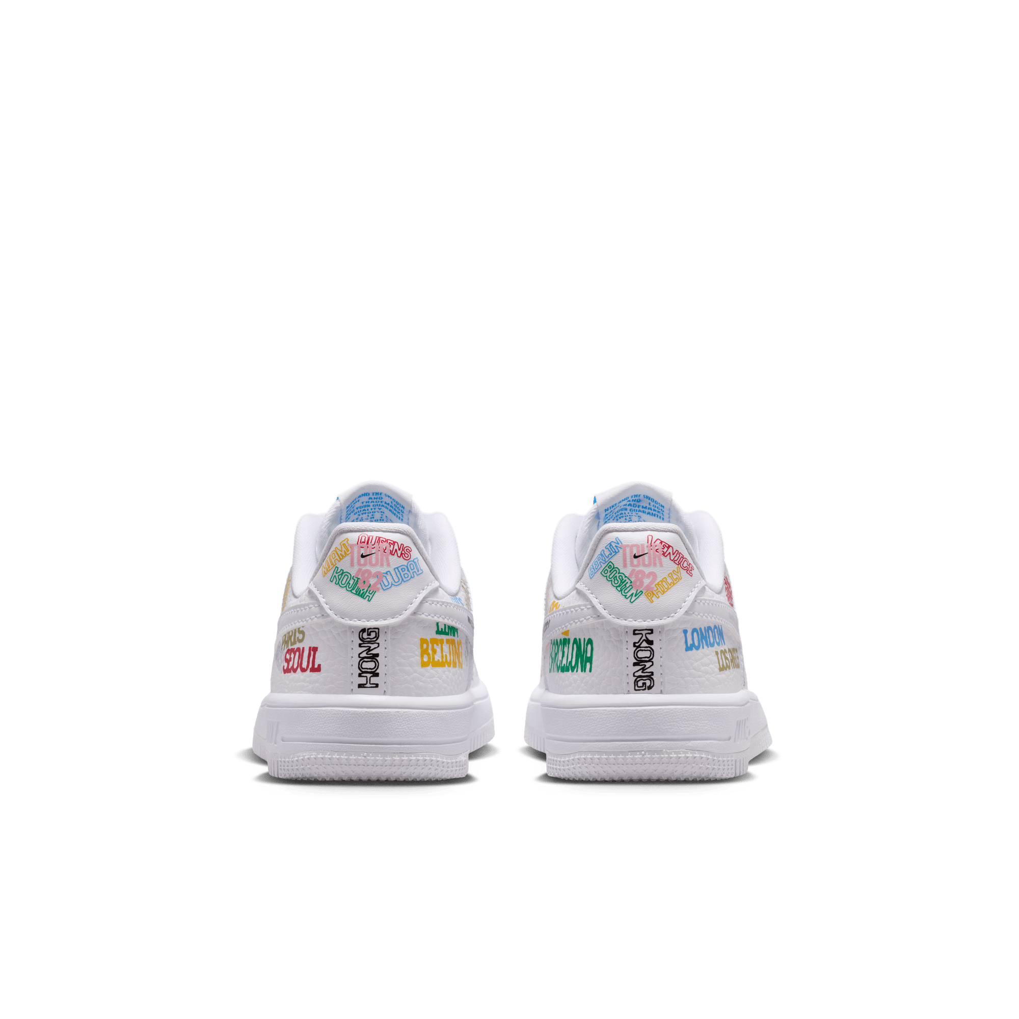 Nike Air Force 1 Low LV8 3 "On Tour" Preschool Boys' Shoe - WHITE Thumbnail View 7