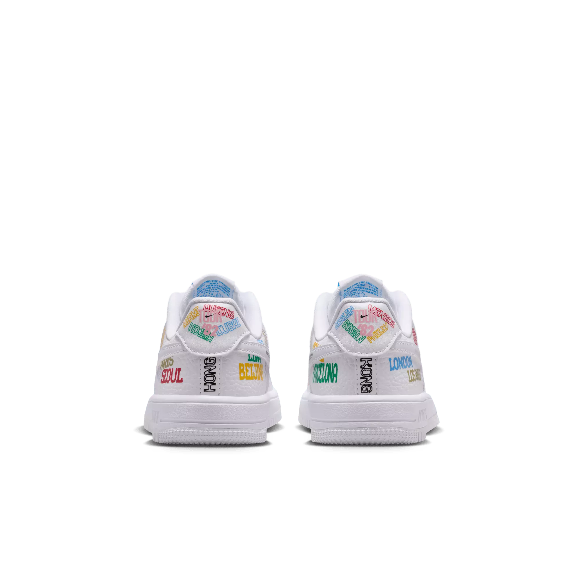 Nike Air Force 1 Low LV8 3 "On Tour" Preschool Boys' Shoe - WHITE