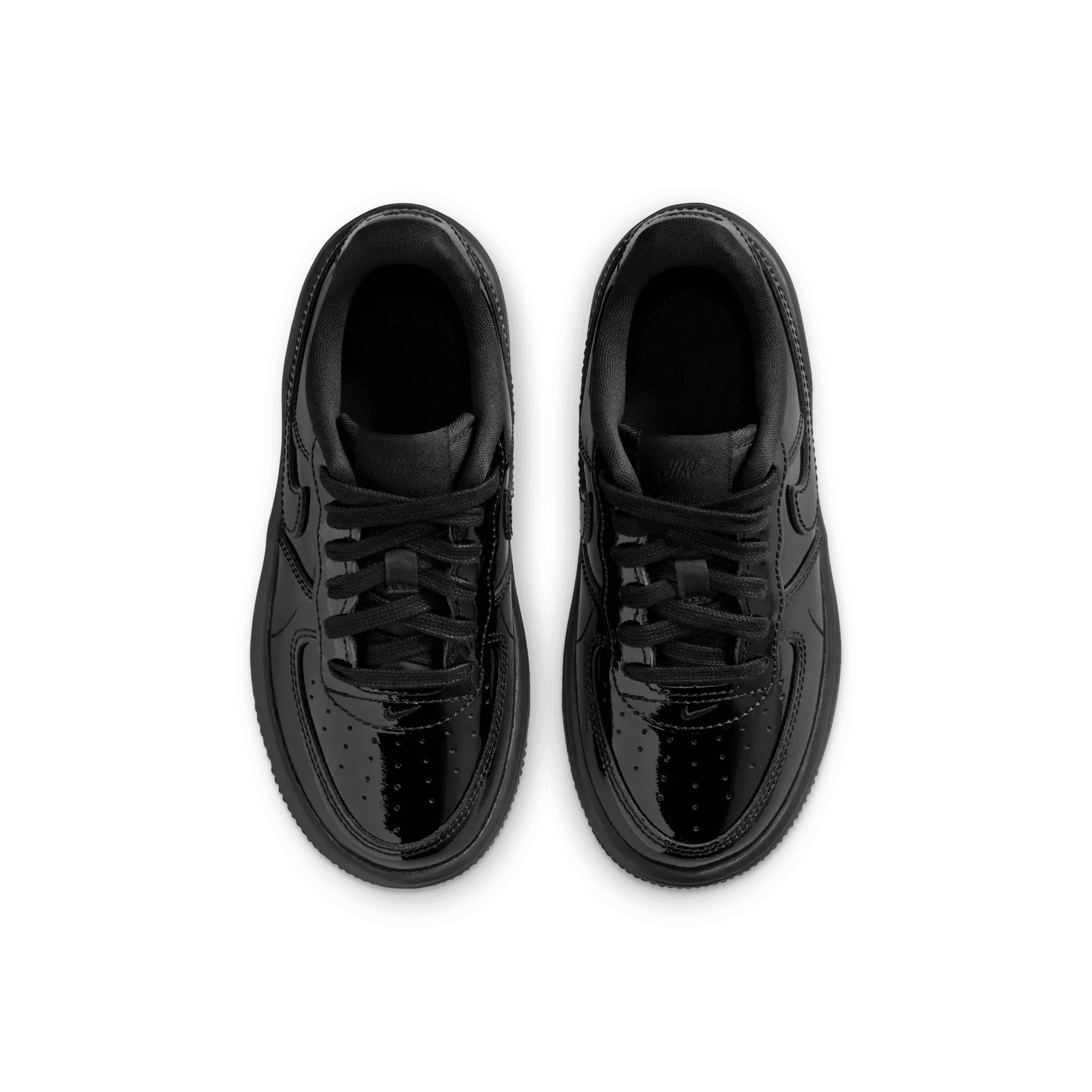 Nike Air Force 1 Low "Black Patent" Preschool Boys' Shoe - BLACK