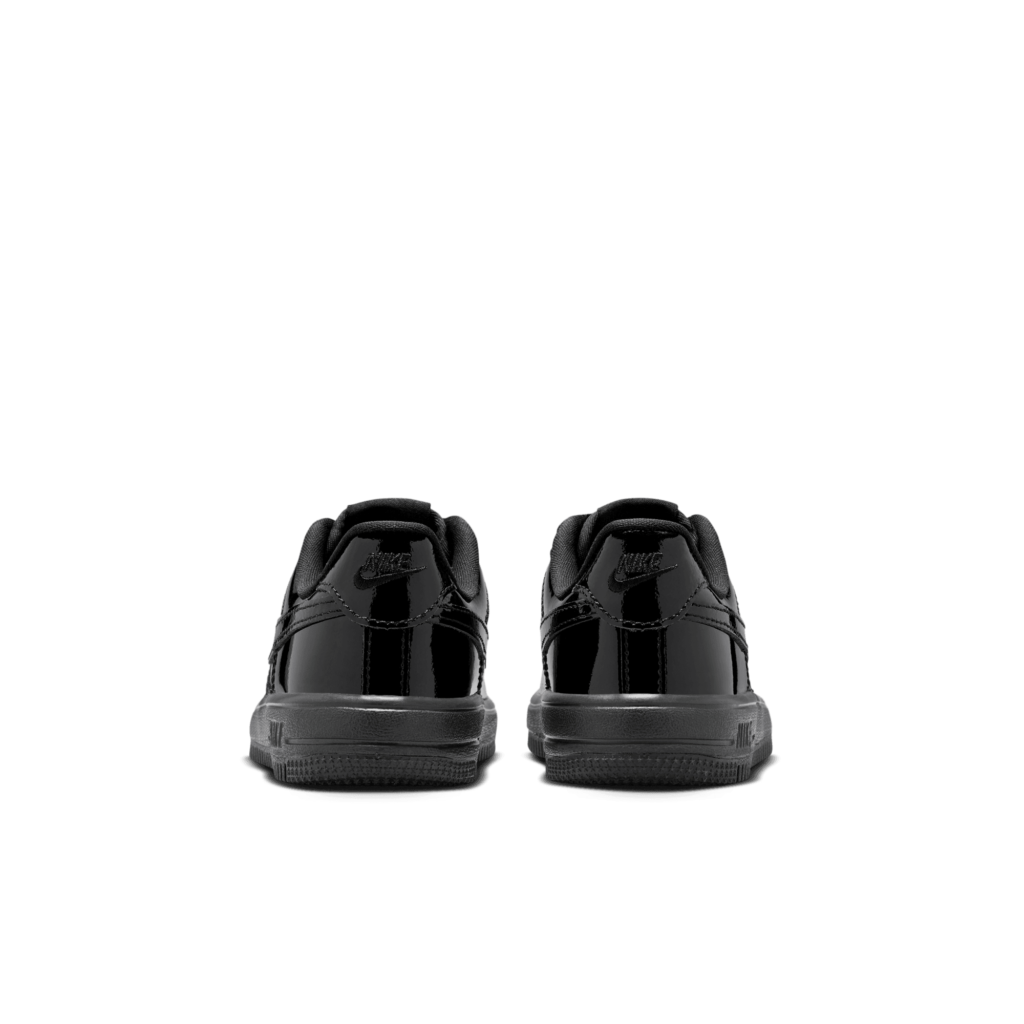 Nike Air Force 1 Low "Black Patent" Preschool Boys' Shoe - BLACK Thumbnail View 7
