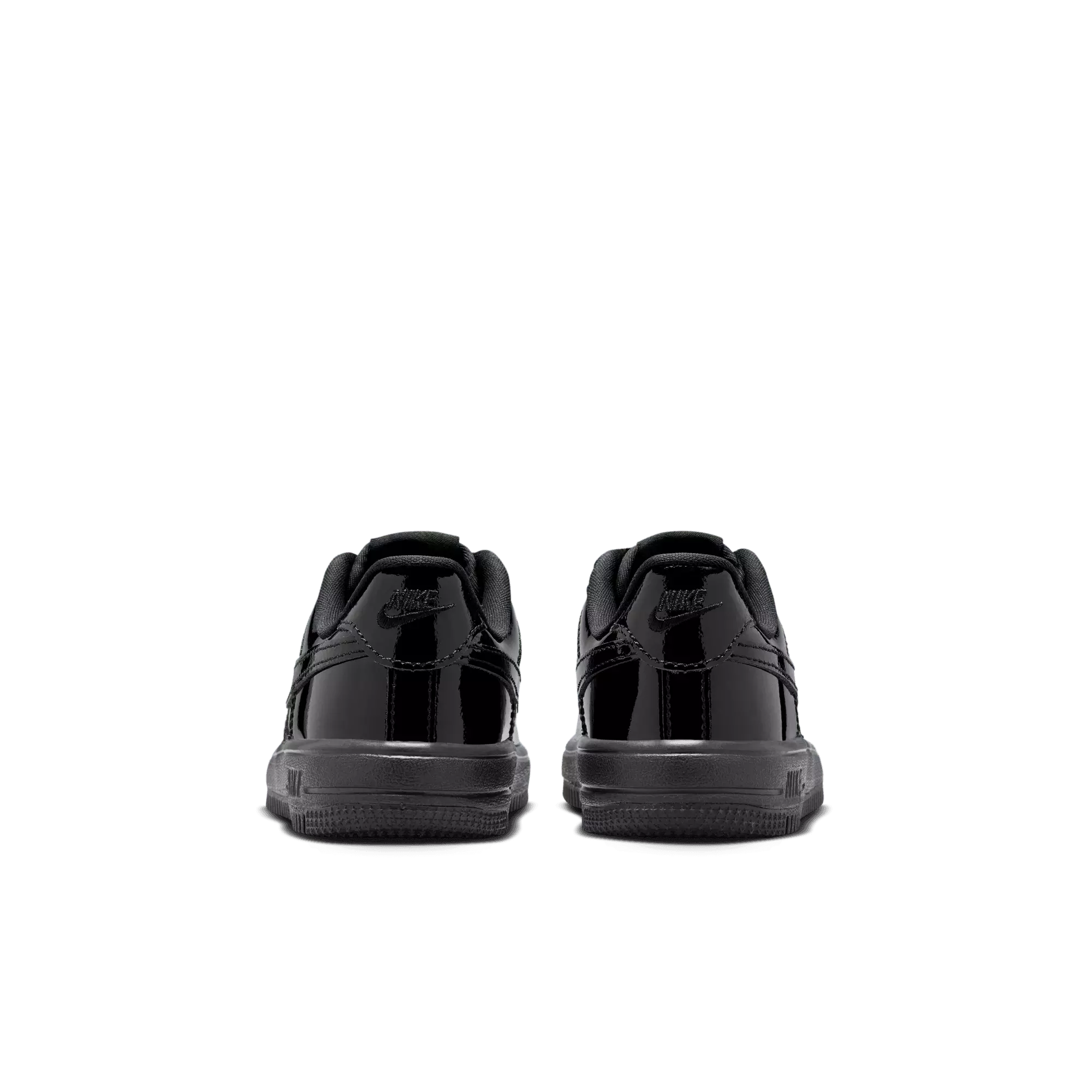 Nike Air Force 1 Low "Black Patent" Preschool Boys' Shoe - BLACK