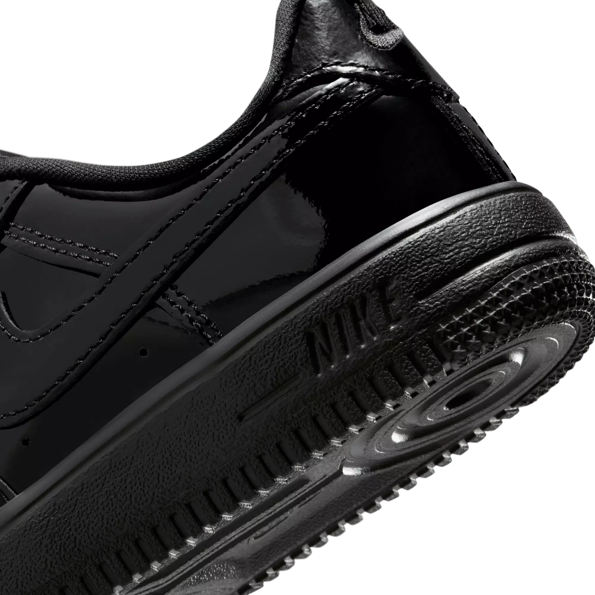 Nike Air Force 1 Low "Black Patent" Preschool Boys' Shoe - BLACK