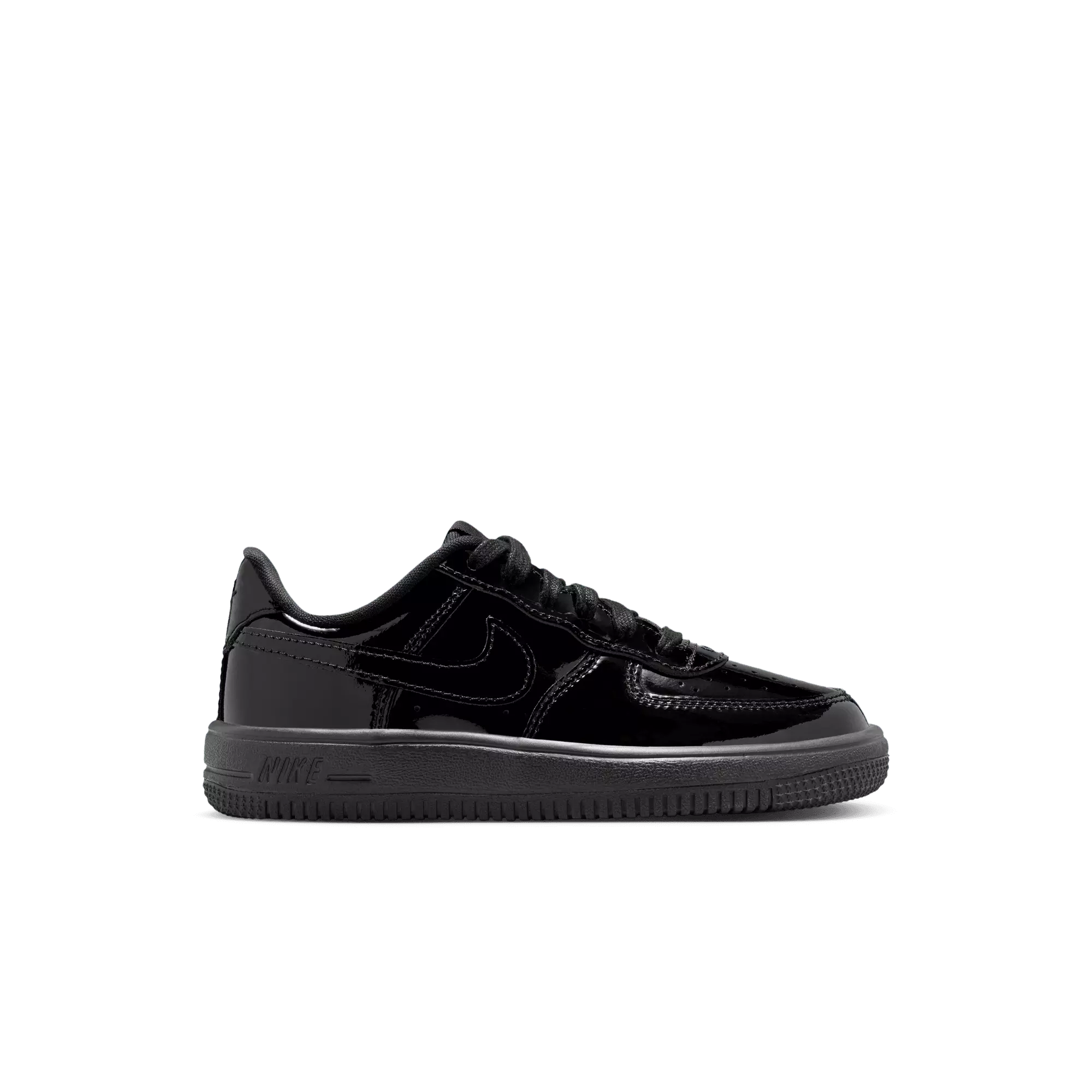 Nike Air Force 1 Low "Black Patent" Preschool Boys' Shoe - BLACK
