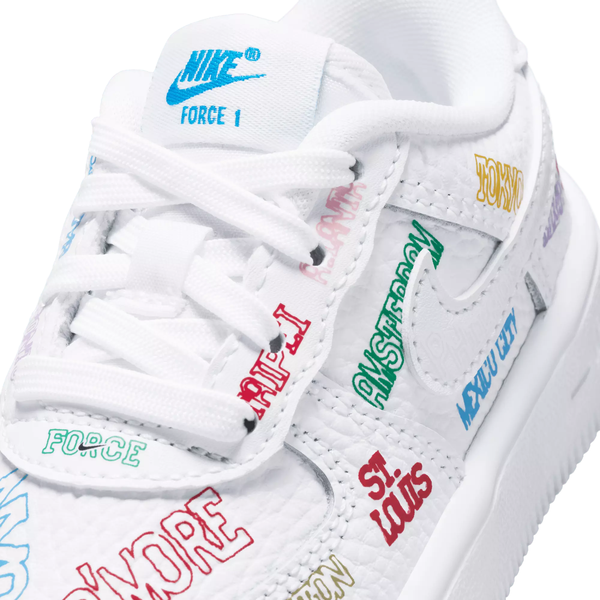Nike Air Force 1 Low LV8 3 "White" Toddler Boys' Shoe - WHITE/MULTI