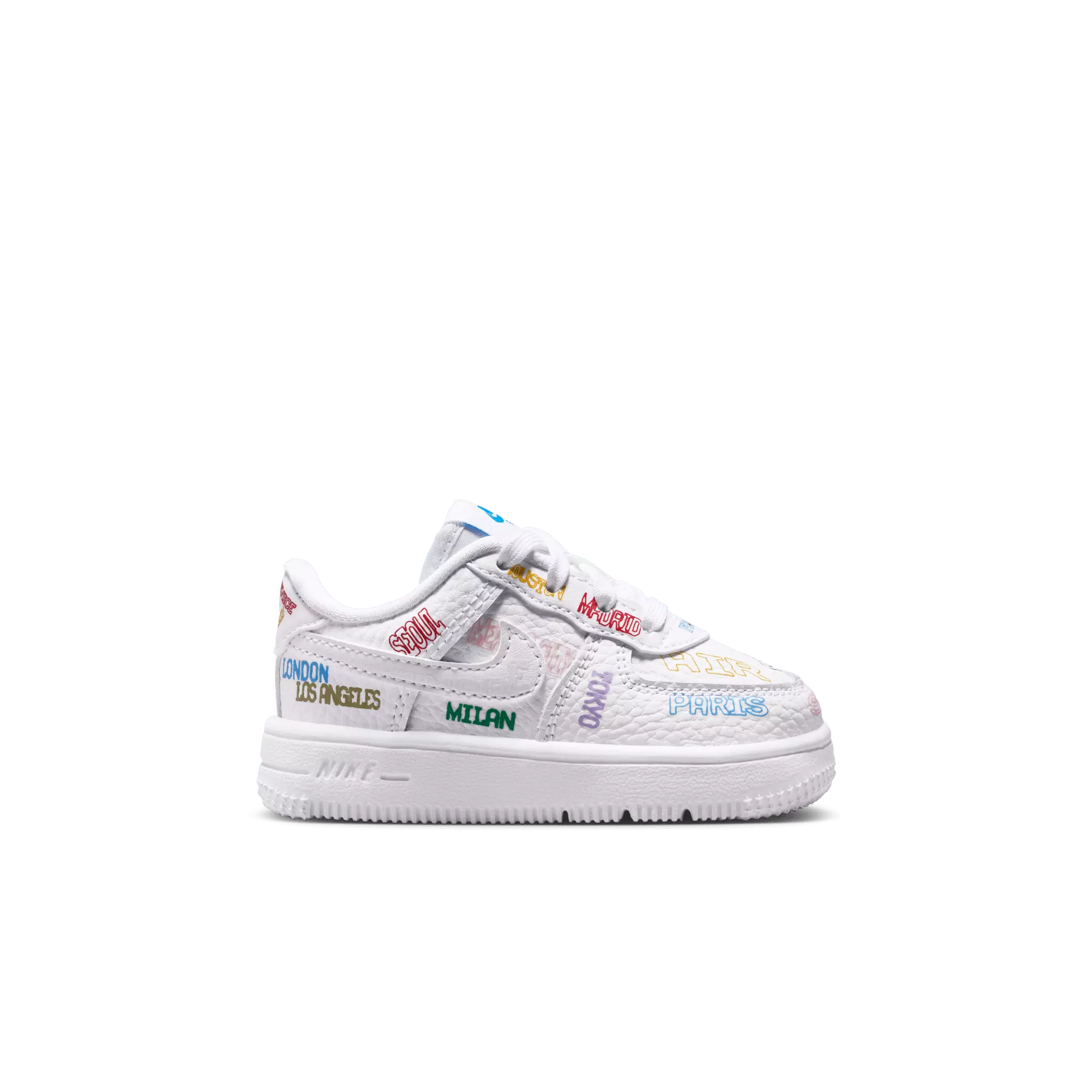 Nike Air Force 1 Low LV8 3 "White" Toddler Boys' Shoe - WHITE/MULTI