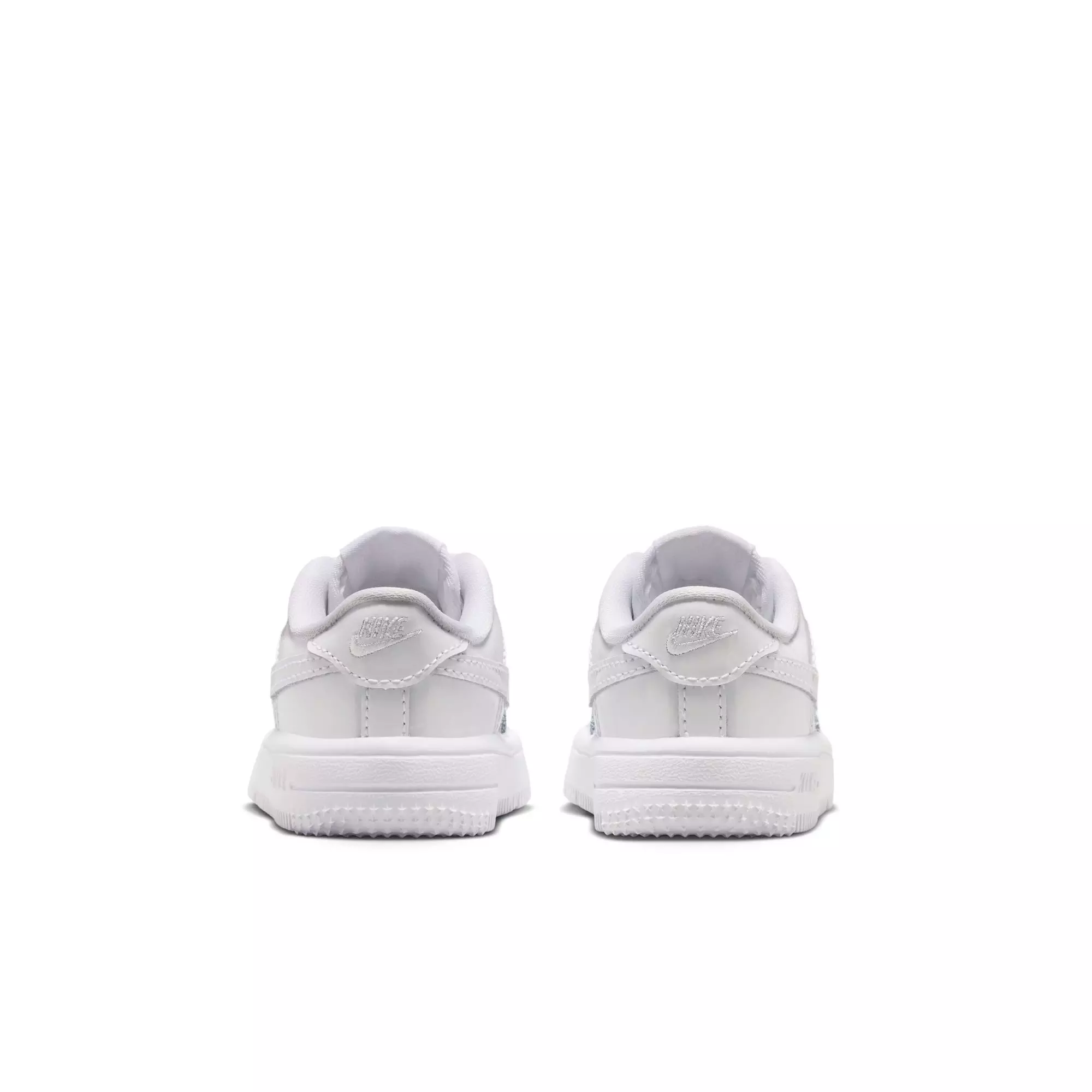 Nike Air Force 1 Low Patent Leather "White" Toddler Boys' Shoe - WHITE