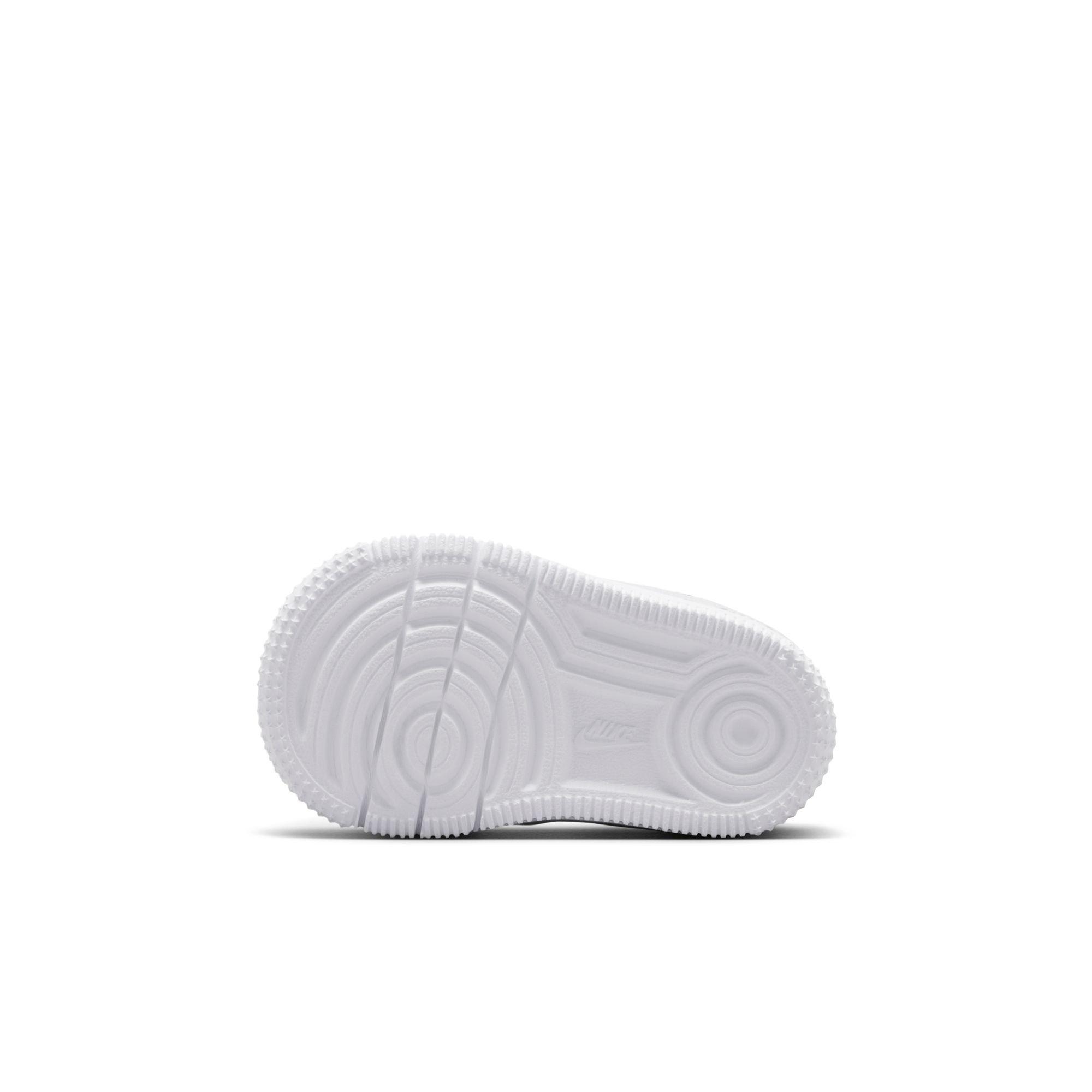 Nike Air Force 1 Low Patent Leather "White" Toddler Boys' Shoe - WHITE Thumbnail View 8