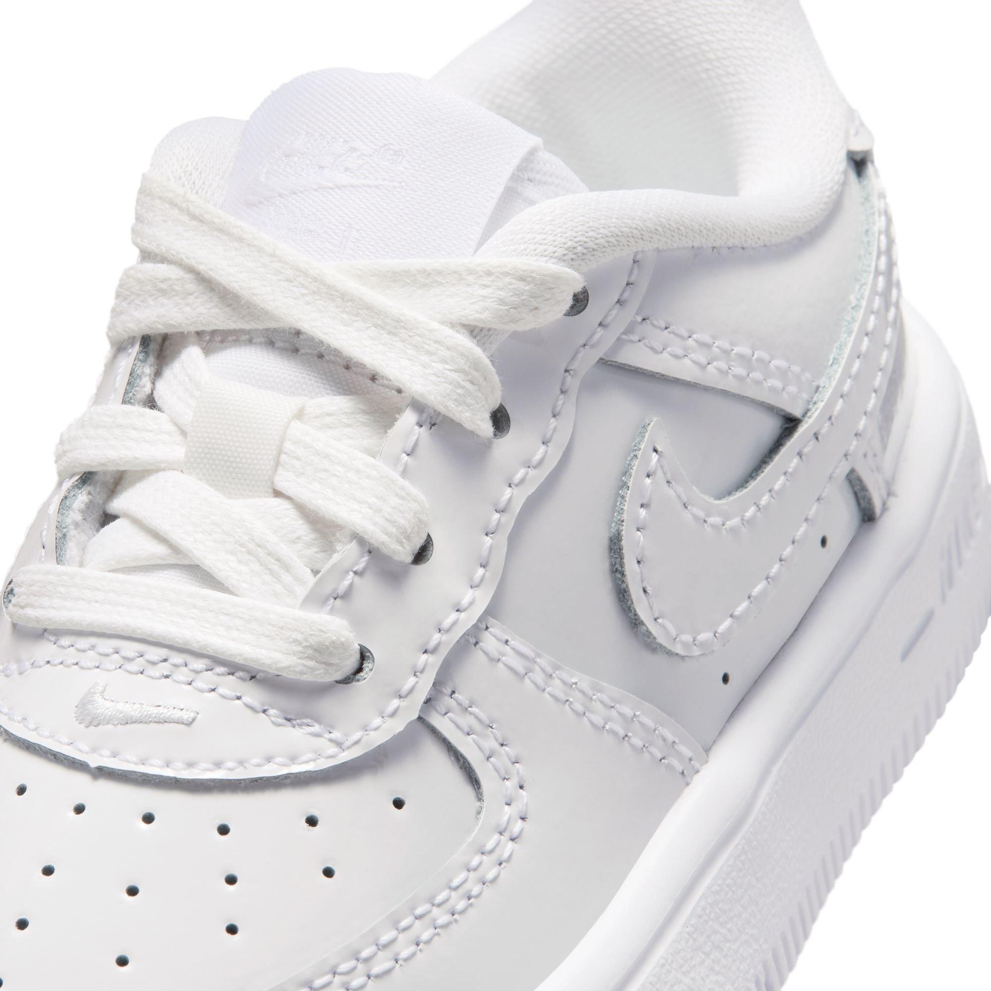 Nike Air Force 1 Low Patent Leather "White" Toddler Boys' Shoe - WHITE Thumbnail View 9