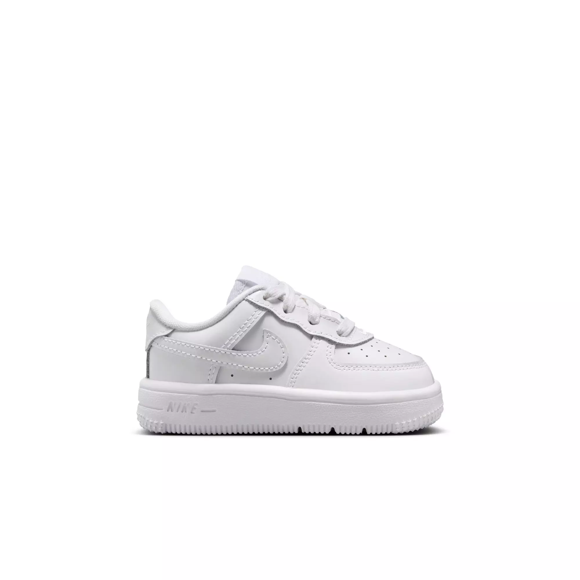 Nike Air Force 1 Low Patent Leather "White" Toddler Boys' Shoe - WHITE