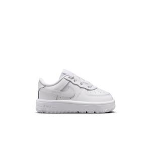 Nike Air Force 1 Low Patent Leather "White" Toddler Boys' Shoe