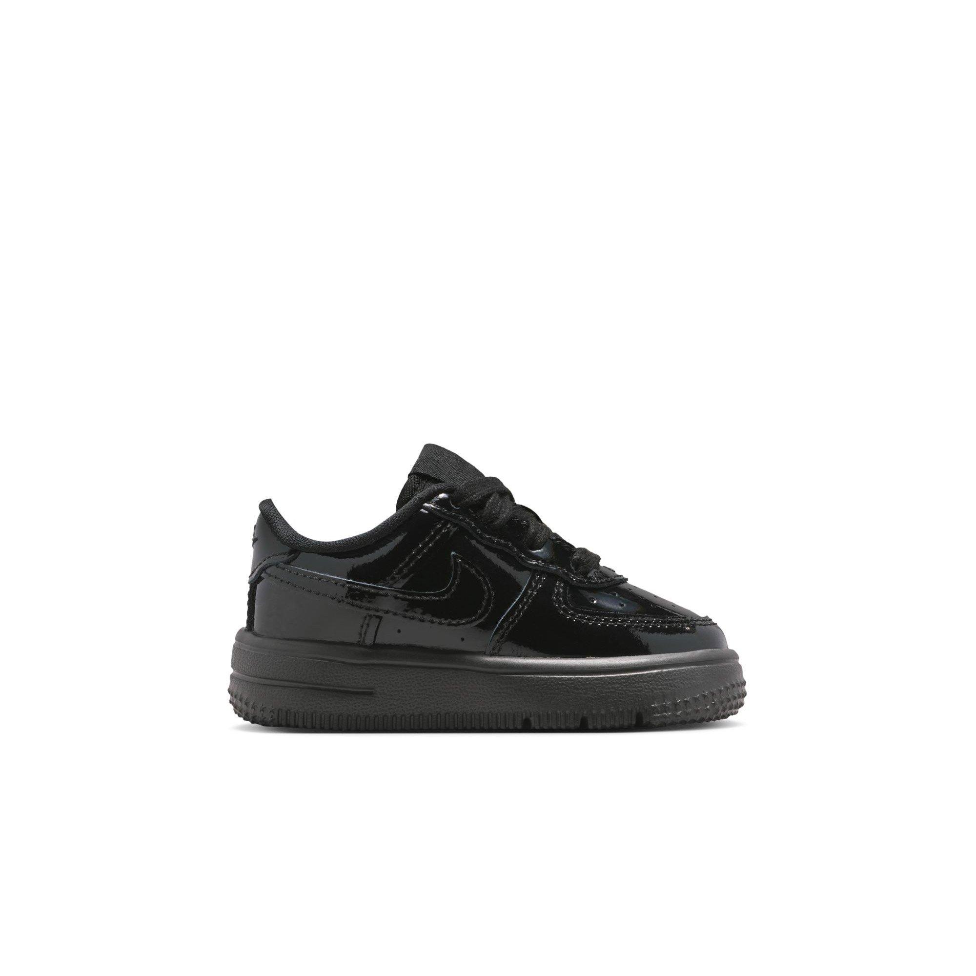 Nike Air Force 1 Toddler Kids' "Black Patent" Shoe
