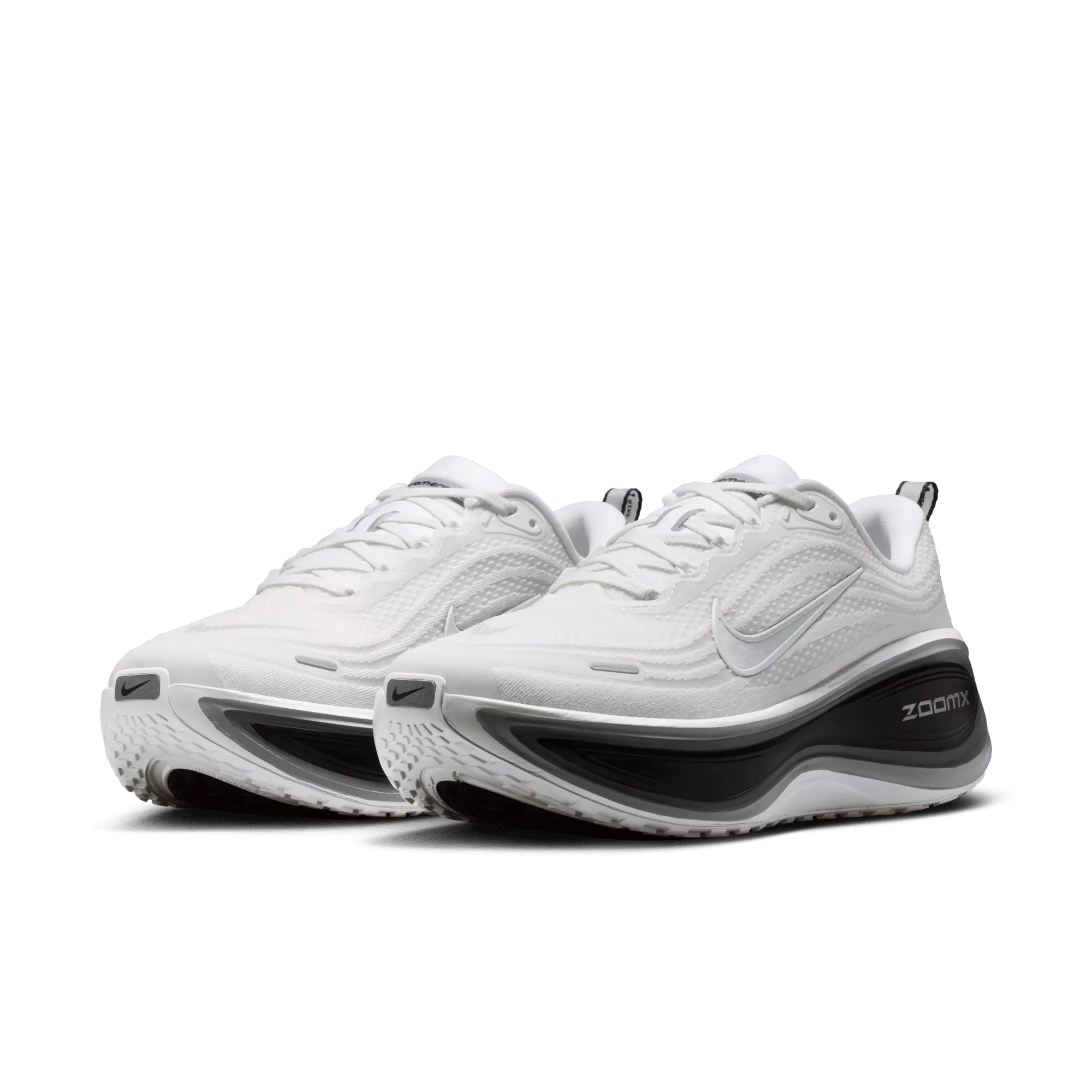 Nike Vomero Plus "White/Metallic Silver/Black/Cool Grey" Men's Road Running Shoe - WHITE/SILVER