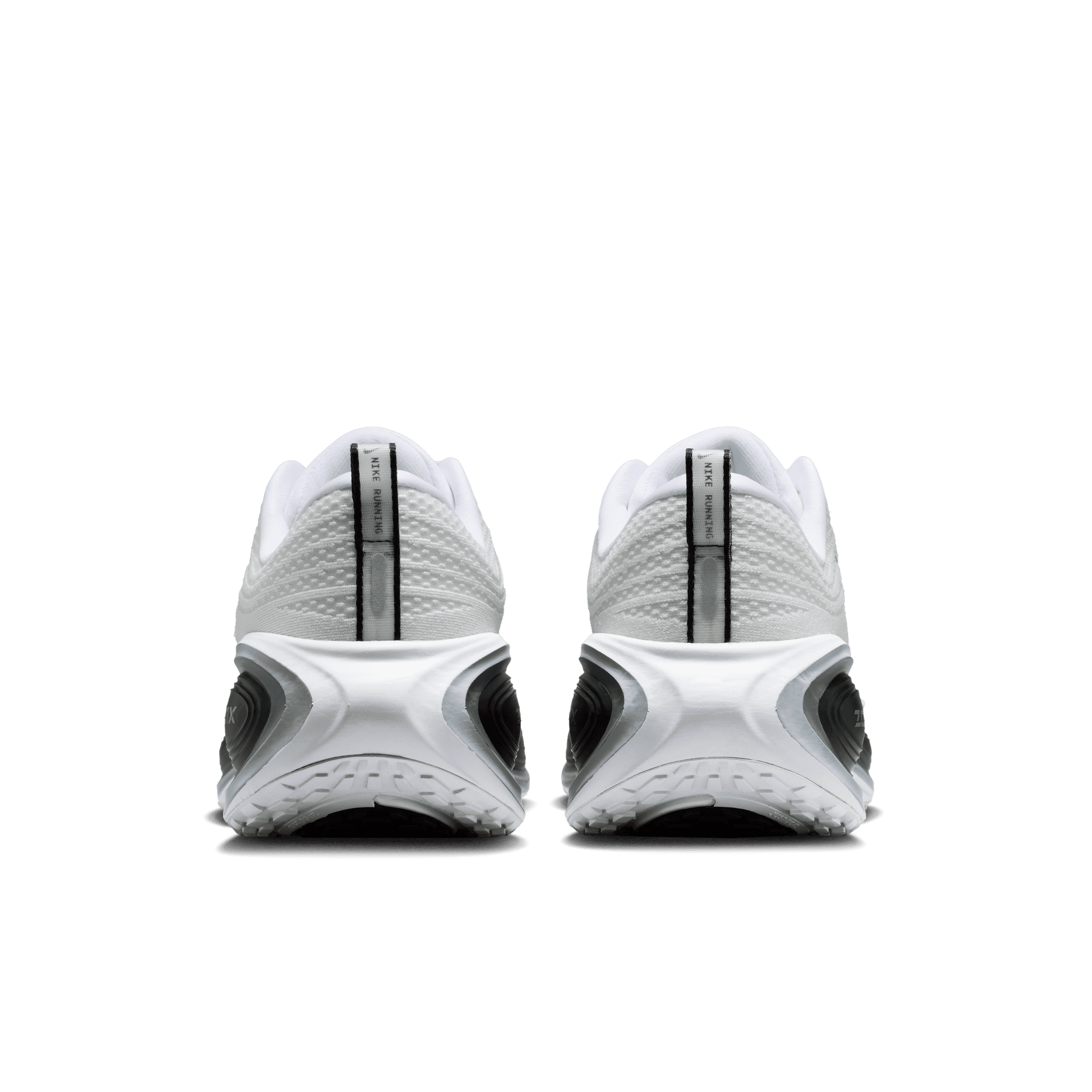 Nike Vomero Plus "White/Metallic Silver/Black/Cool Grey" Men's Road Running Shoe - WHITE/SILVER Thumbnail View 7