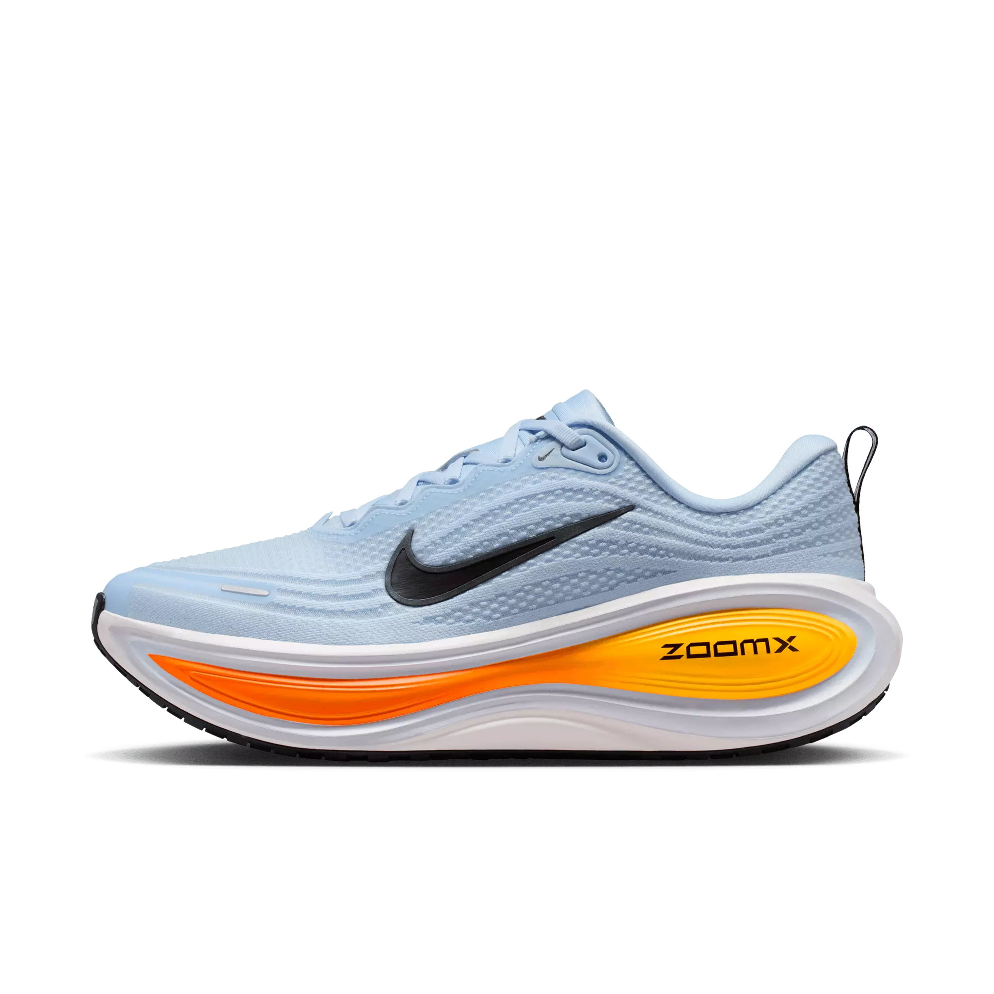 Nike Vomero Plus "Hydrogen Blue/Black/White/Total Orange" Men's Road Running Shoe - BLUE/ORANGE