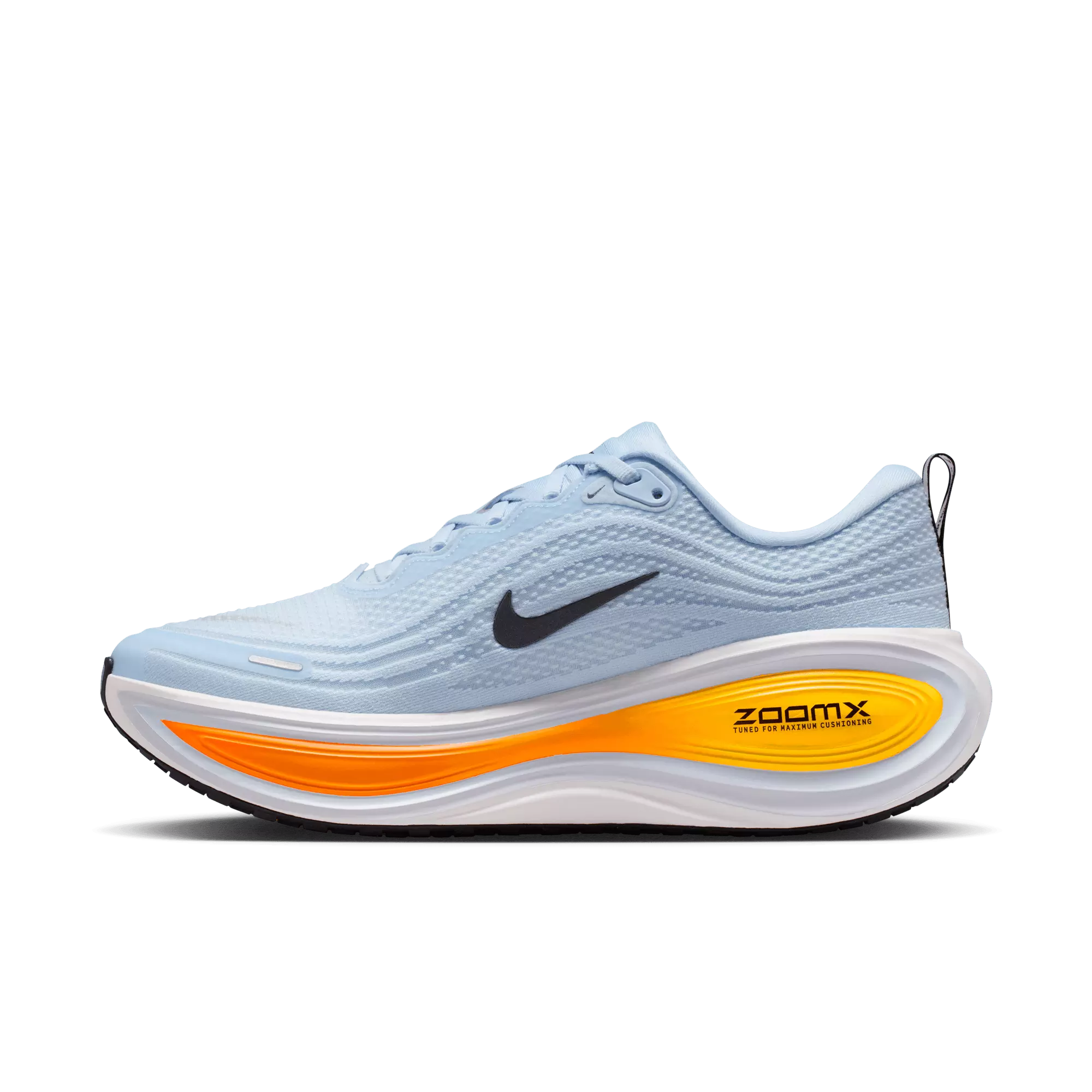 Nike Vomero Plus "Hydrogen Blue/Black/White/Total Orange" Men's Road Running Shoe - BLUE/ORANGE