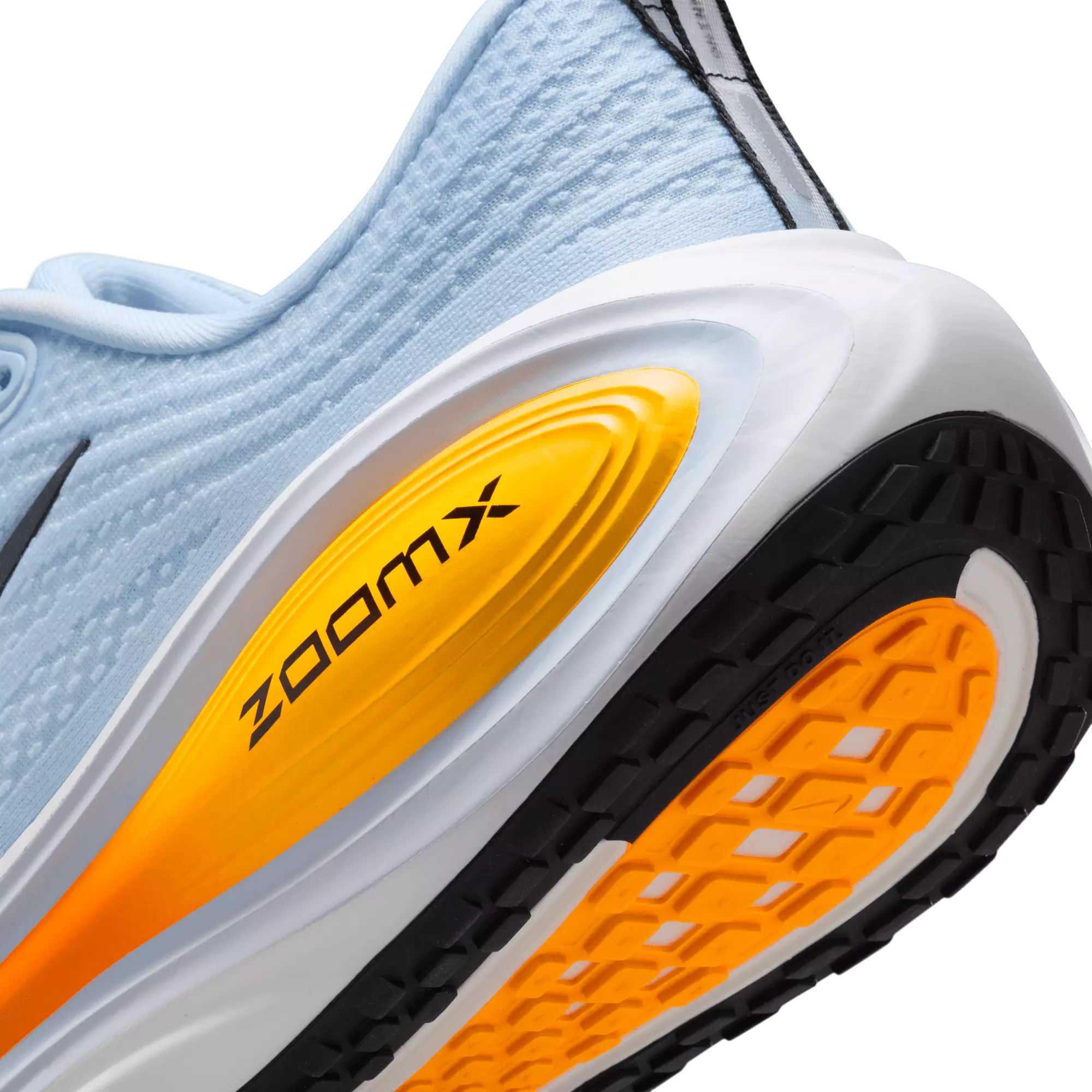 Nike Vomero Plus "Hydrogen Blue/Black/White/Total Orange" Men's Road Running Shoe - BLUE/ORANGE