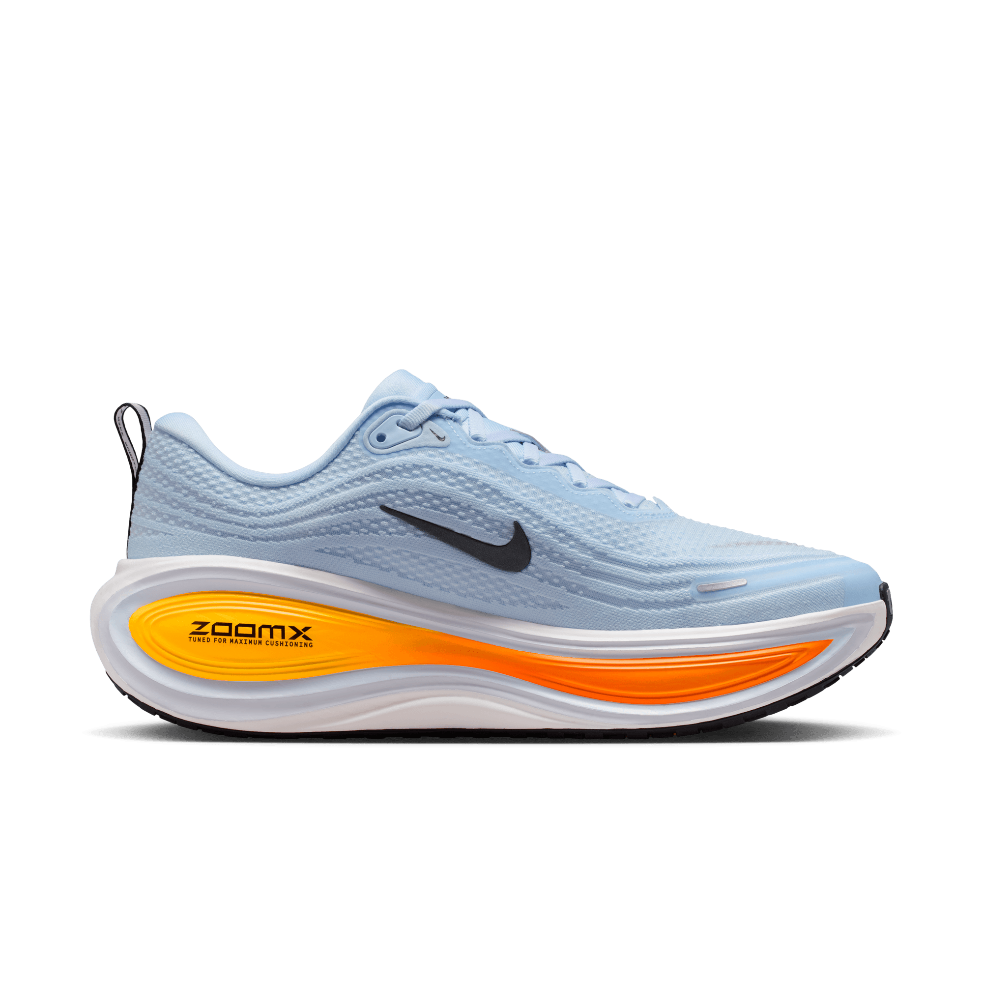 Nike Vomero Plus "Hydrogen Blue/Black/White/Total Orange" Men's Road Running Shoe - BLUE/ORANGE Thumbnail View 2