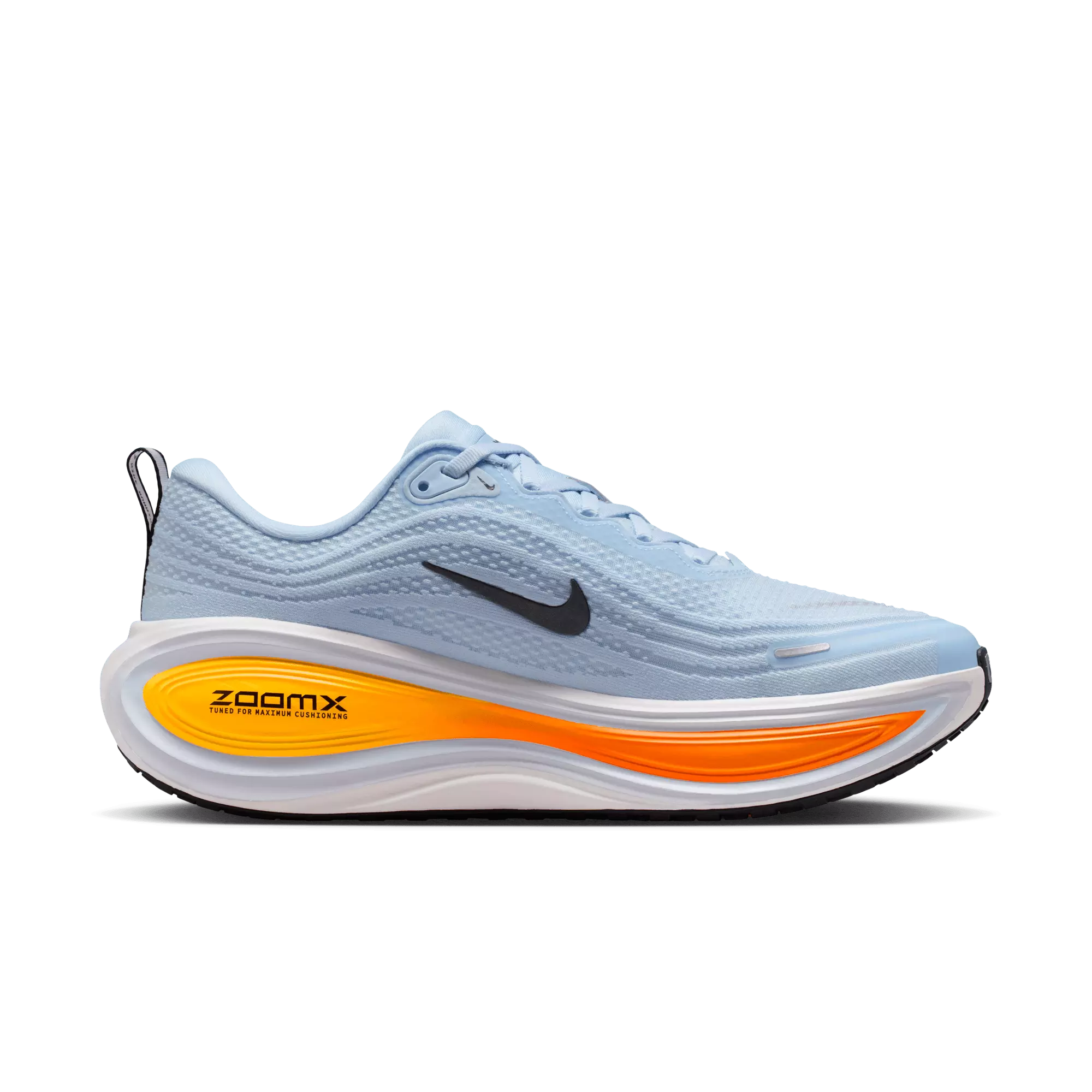 Nike Vomero Plus "Hydrogen Blue/Black/White/Total Orange" Men's Road Running Shoe - BLUE/ORANGE