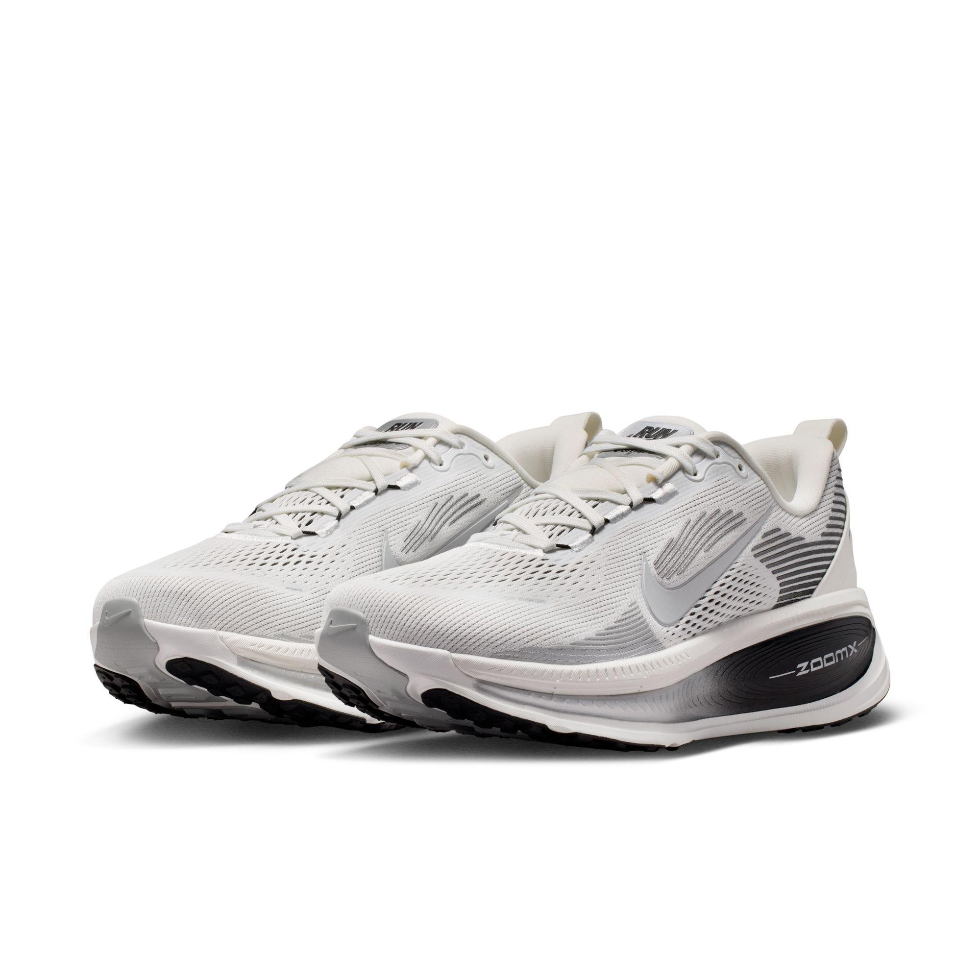 Nike Vomero 18 RR "Summit White/Metallic Silver/Black" Men's Road Running Shoe - WHITE/SILVER Thumbnail View 5