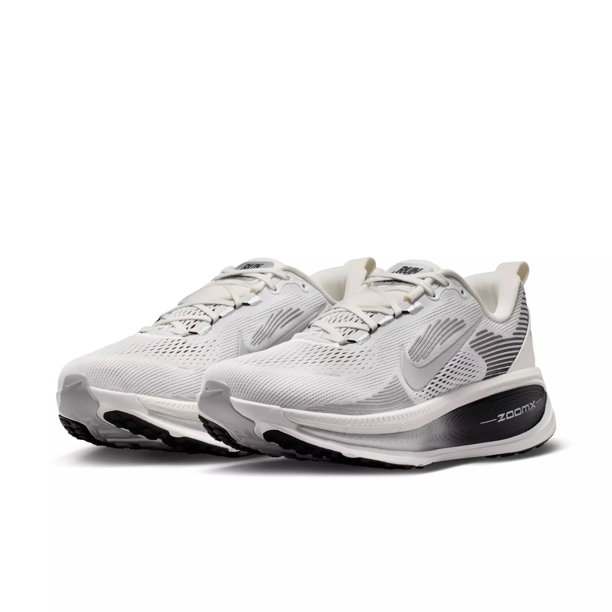 Nike Vomero 18 RR "Summit White/Metallic Silver/Black" Men's Road Running Shoe - WHITE/SILVER