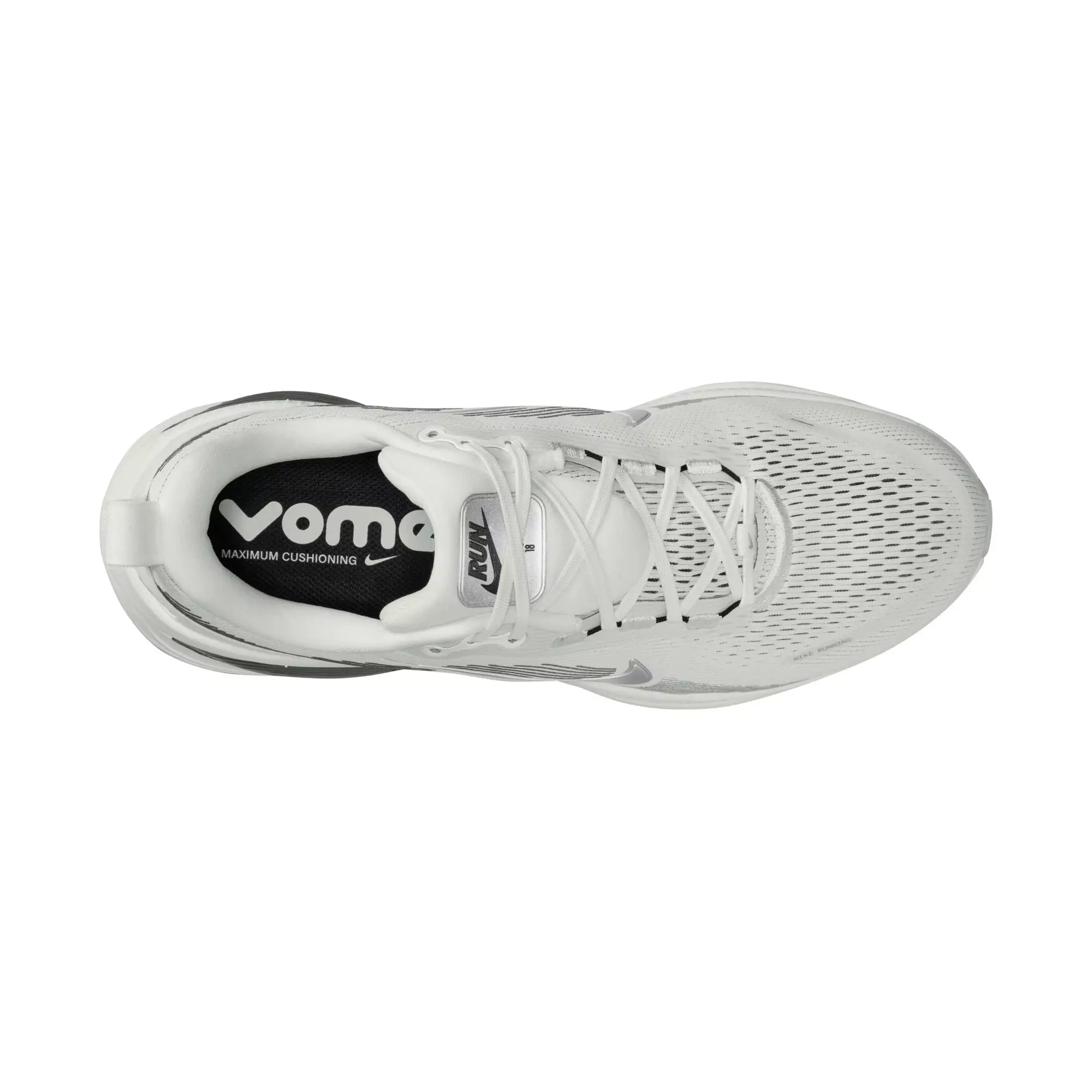 Nike Vomero 18 RR "Summit White/Metallic Silver/Black" Men's Road Running Shoe - WHITE/SILVER