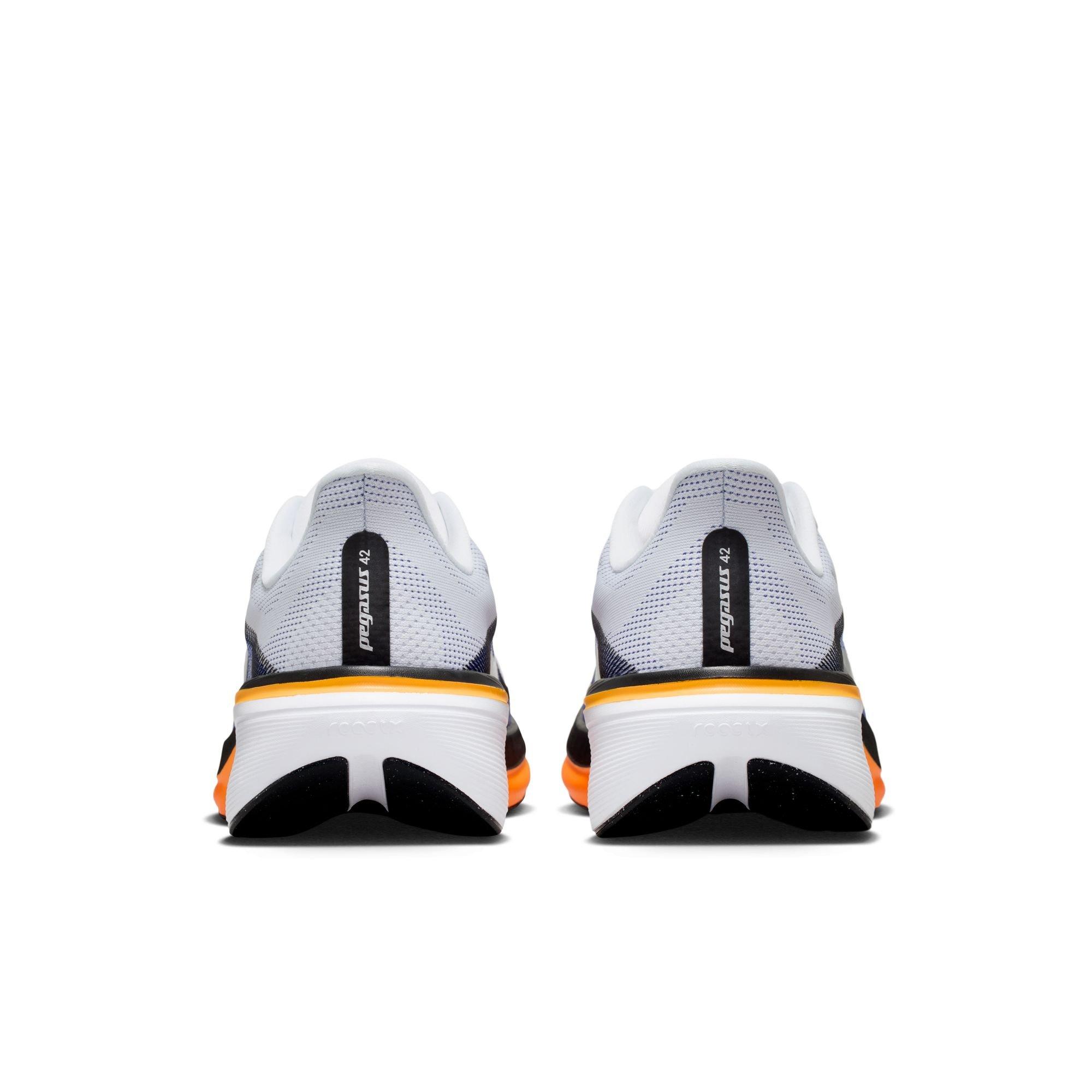 Nike Pegasus 42 "White/Lapis" Men's Road Running Shoe - BLUE/ORANGE Thumbnail View 9