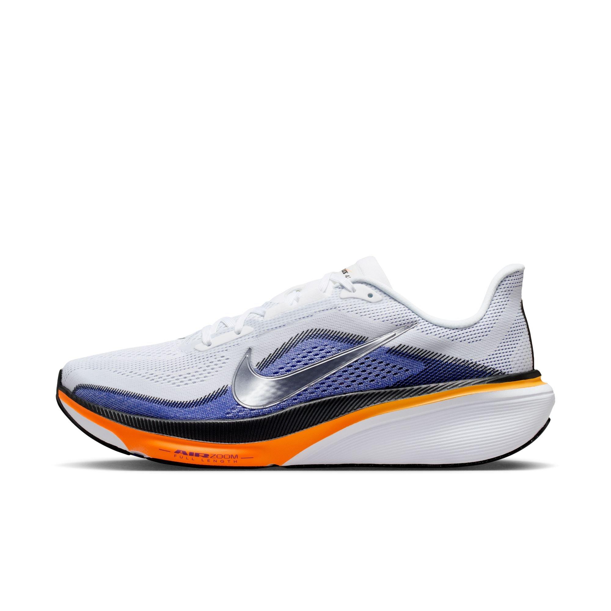 Nike Pegasus 42 "White/Lapis" Men's Road Running Shoe - BLUE/ORANGE Thumbnail View 7