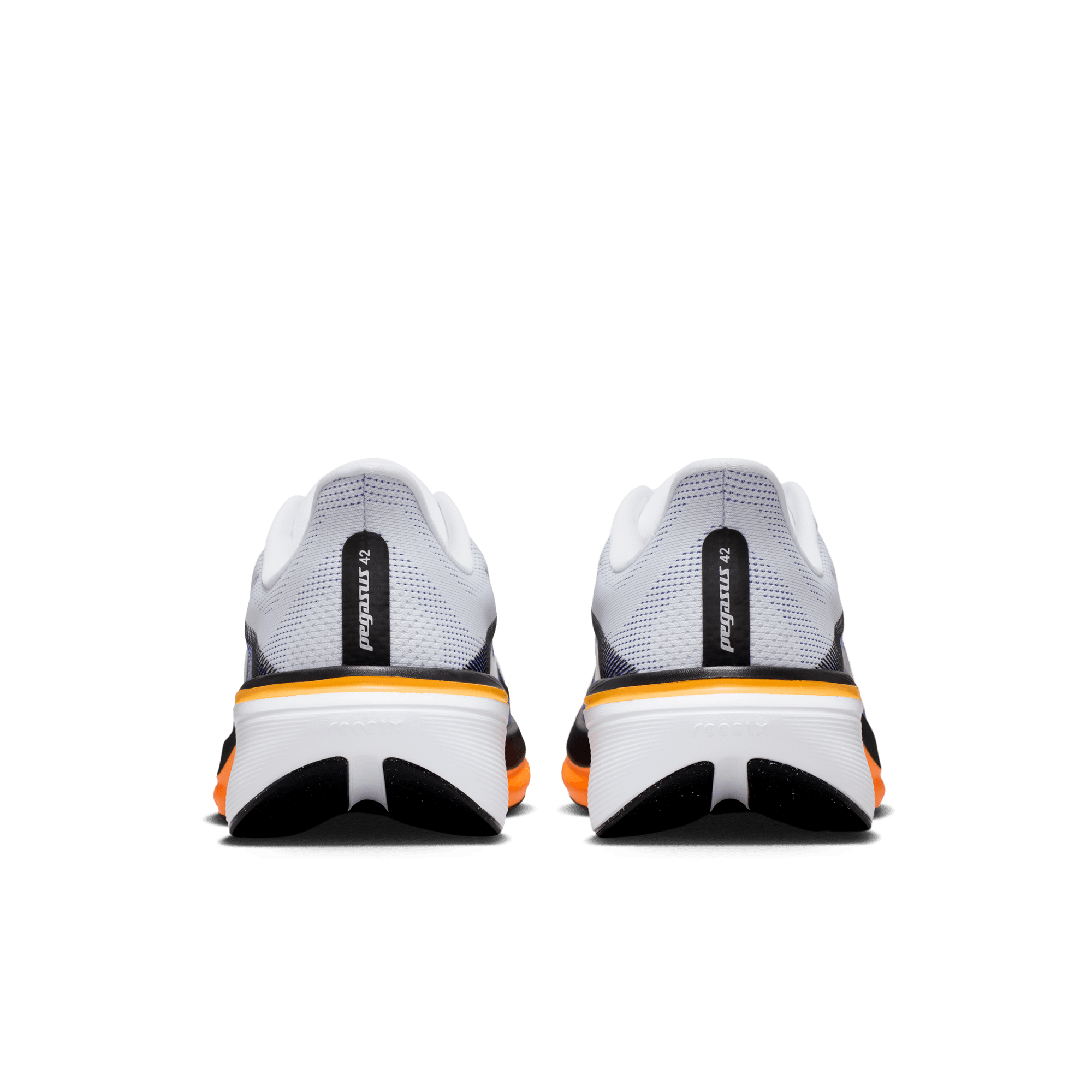 Nike Pegasus 42 "White/Lapis" Men's Road Running Shoe - BLUE/ORANGE Thumbnail View 11