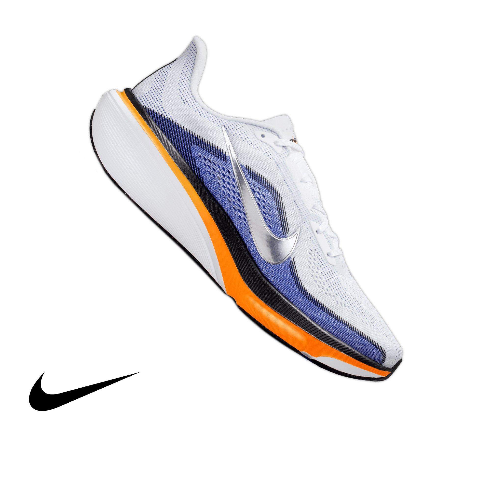 Nike Pegasus 42 "White/Lapis" Men's Road Running Shoe - BLUE/ORANGE Thumbnail View 1