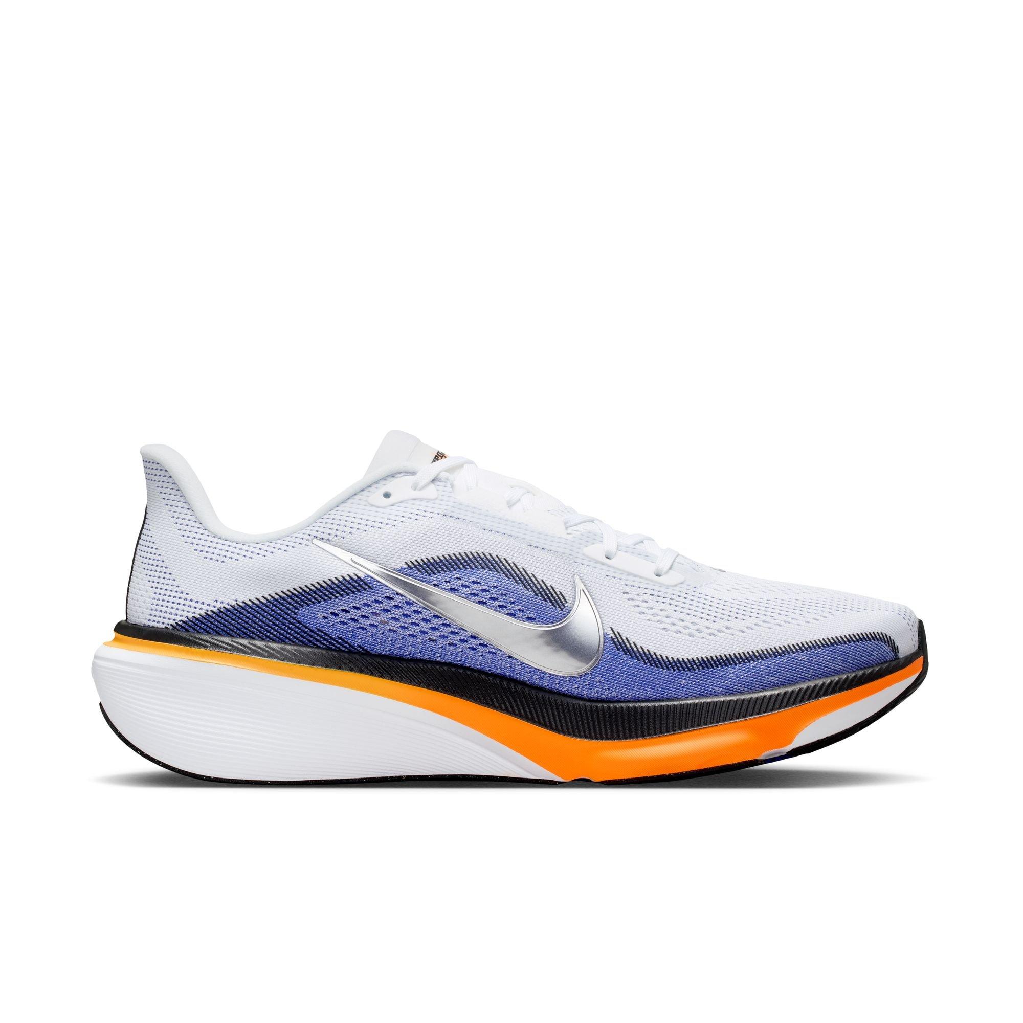 Nike Pegasus 42 "White/Lapis" Men's Road Running Shoe - BLUE/ORANGE Thumbnail View 3