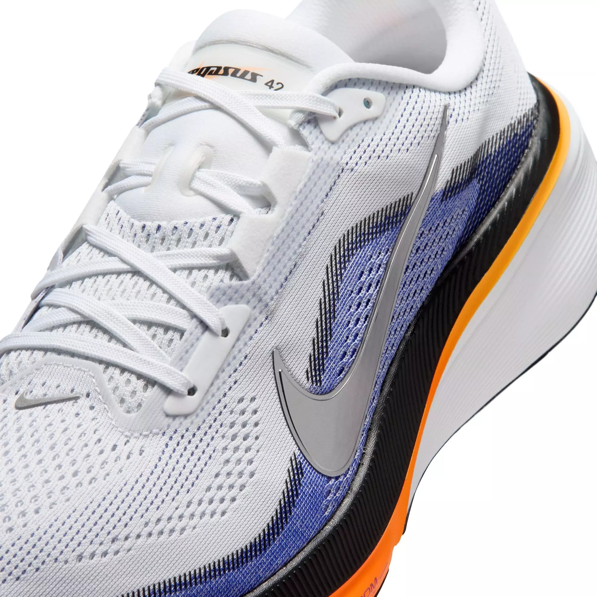 Nike Pegasus 42 "White/Lapis" Men's Road Running Shoe - BLUE/ORANGE