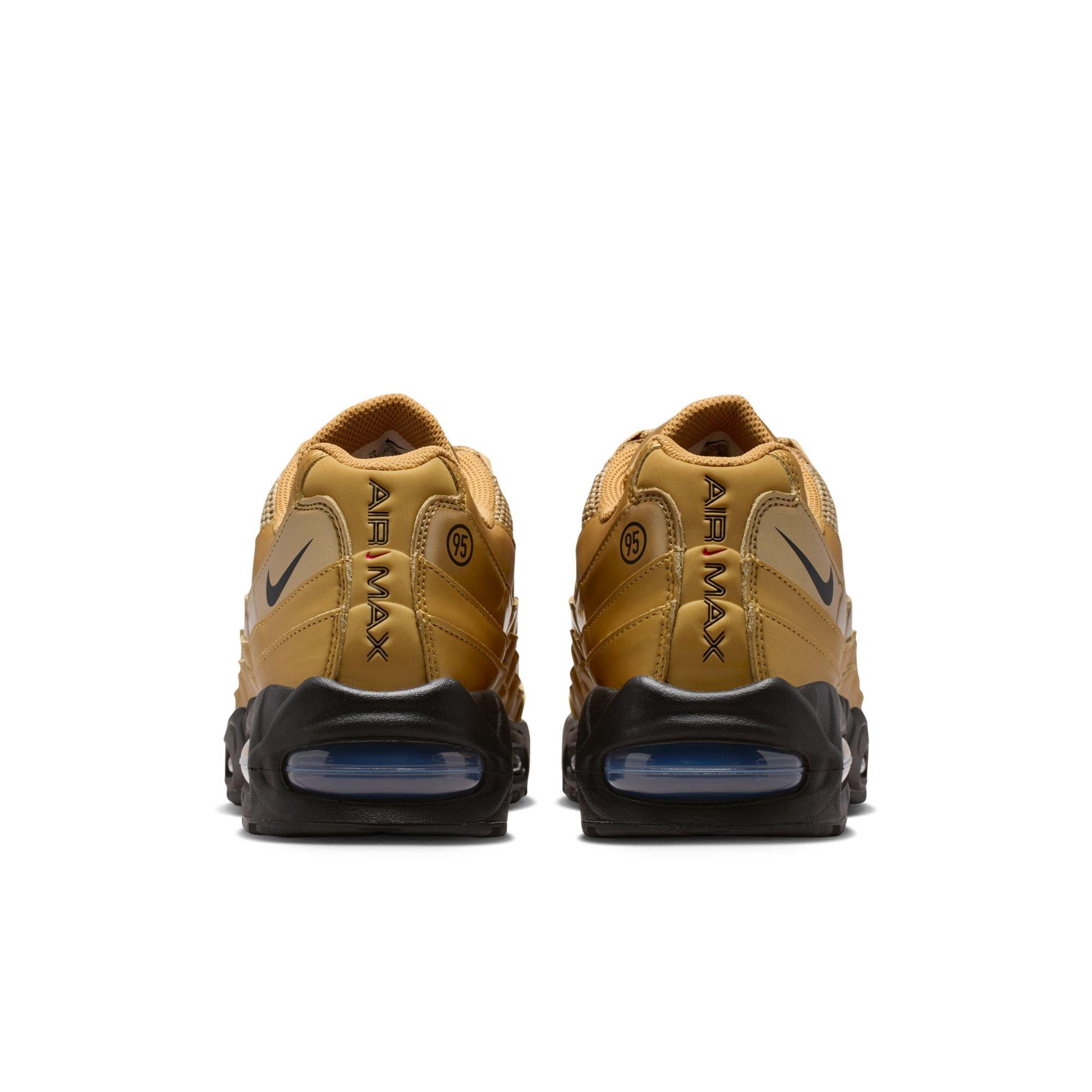 Nike Air Max 95 Big Bubble "Metallic Gold/Black/University Red" Men's Shoe - GOLD/BLACK Thumbnail View 6