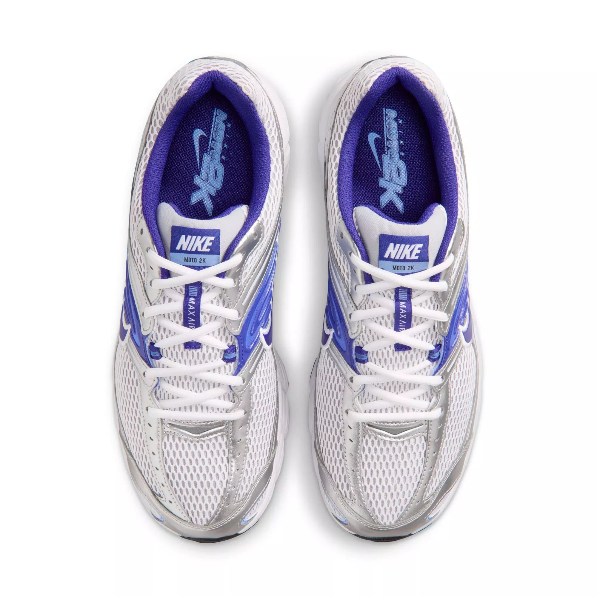 Nike Air Max Moto 2K "Concorde White/Wolf Grey/Royal Pulse" Men's Shoe - WHITE/ROYAL
