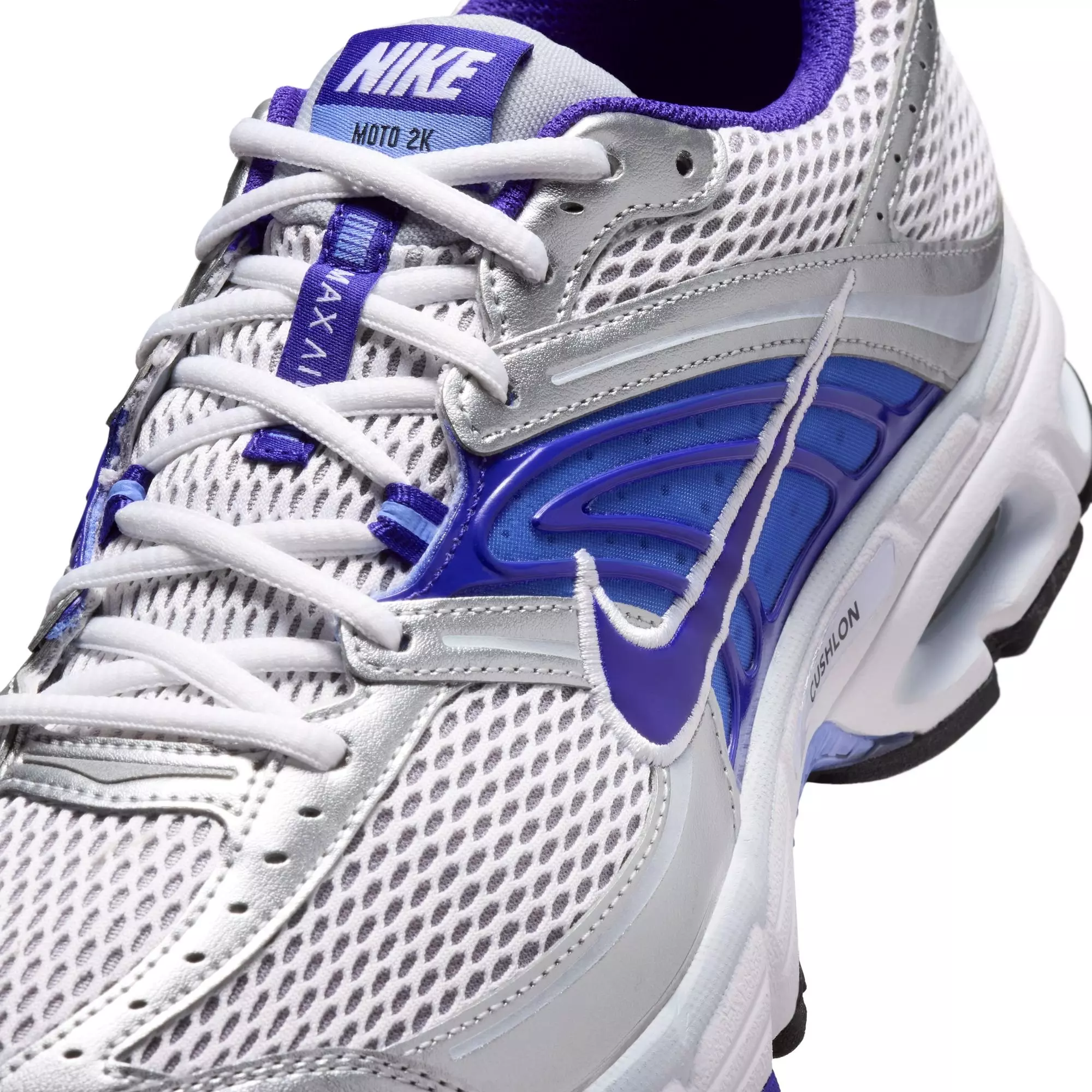 Nike Air Max Moto 2K "Concorde White/Wolf Grey/Royal Pulse" Men's Shoe - WHITE/ROYAL