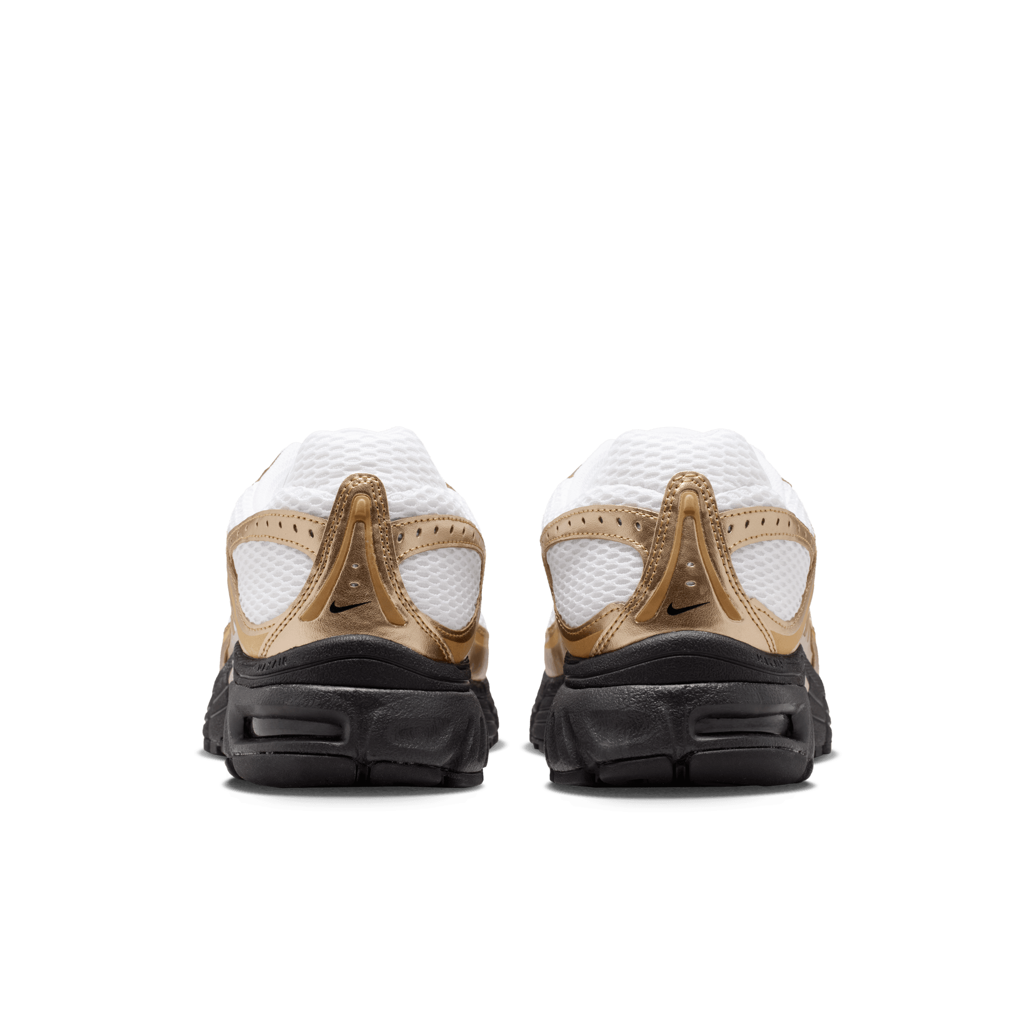 Nike Air Max Moto 2K "White/Black/Metallic Gold" Men's Shoe - WHITE/GOLD